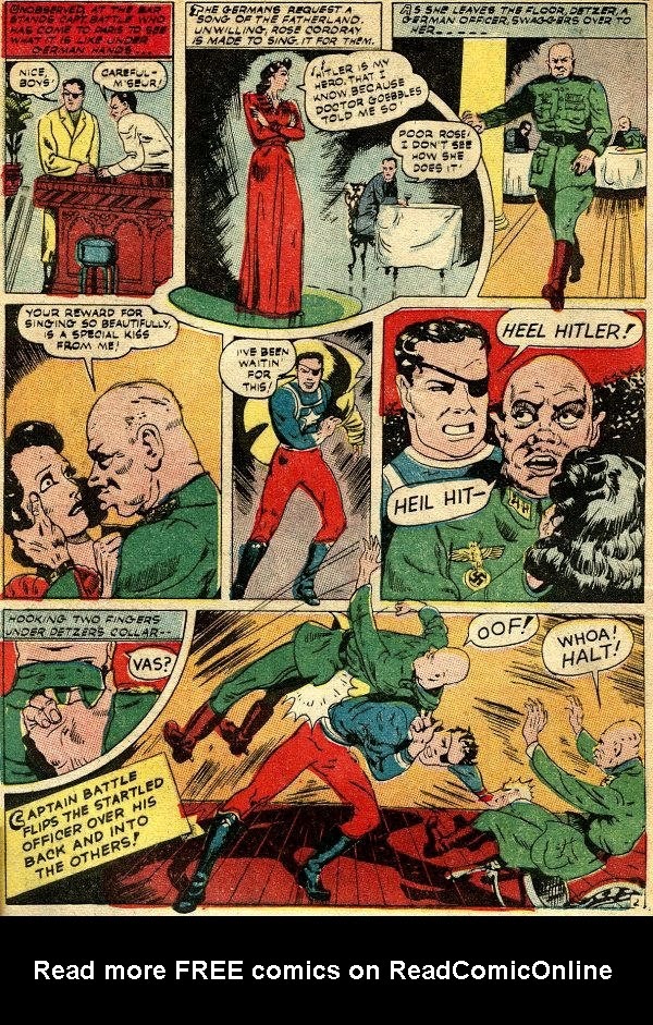 Read online Captain Battle Comics comic -  Issue #5 - 3