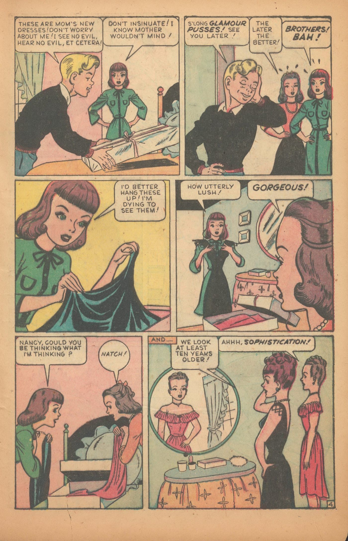 Read online Patsy Walker comic -  Issue #12 - 13