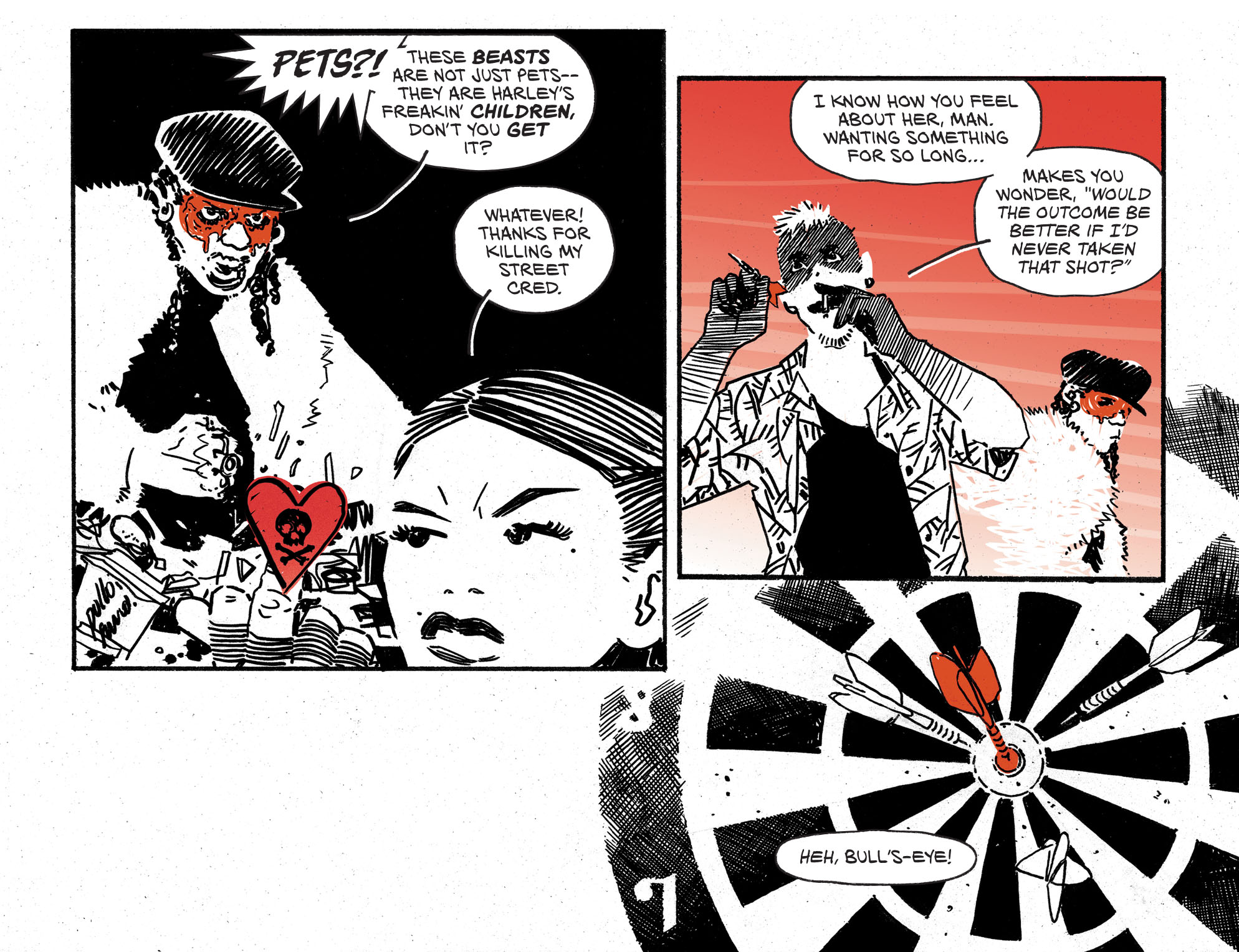 Read online Harley Quinn Black   White   Red comic -  Issue #10 - 11