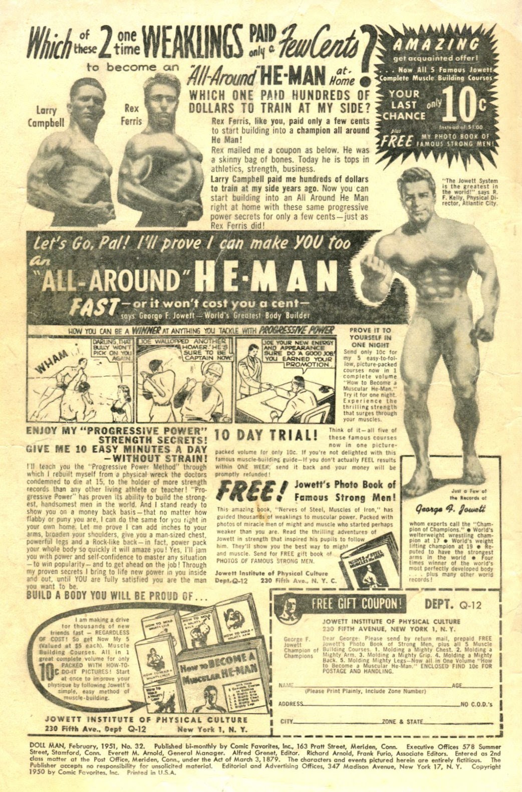 Read online Doll Man comic -  Issue #32 - 2