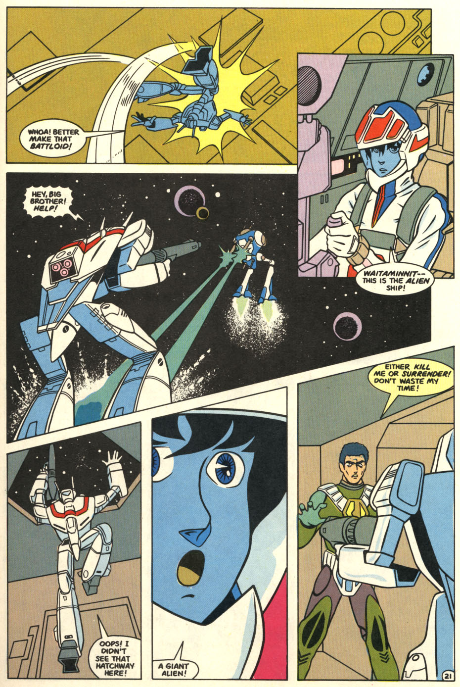 Read online Robotech The Macross Saga comic -  Issue #6 - 23