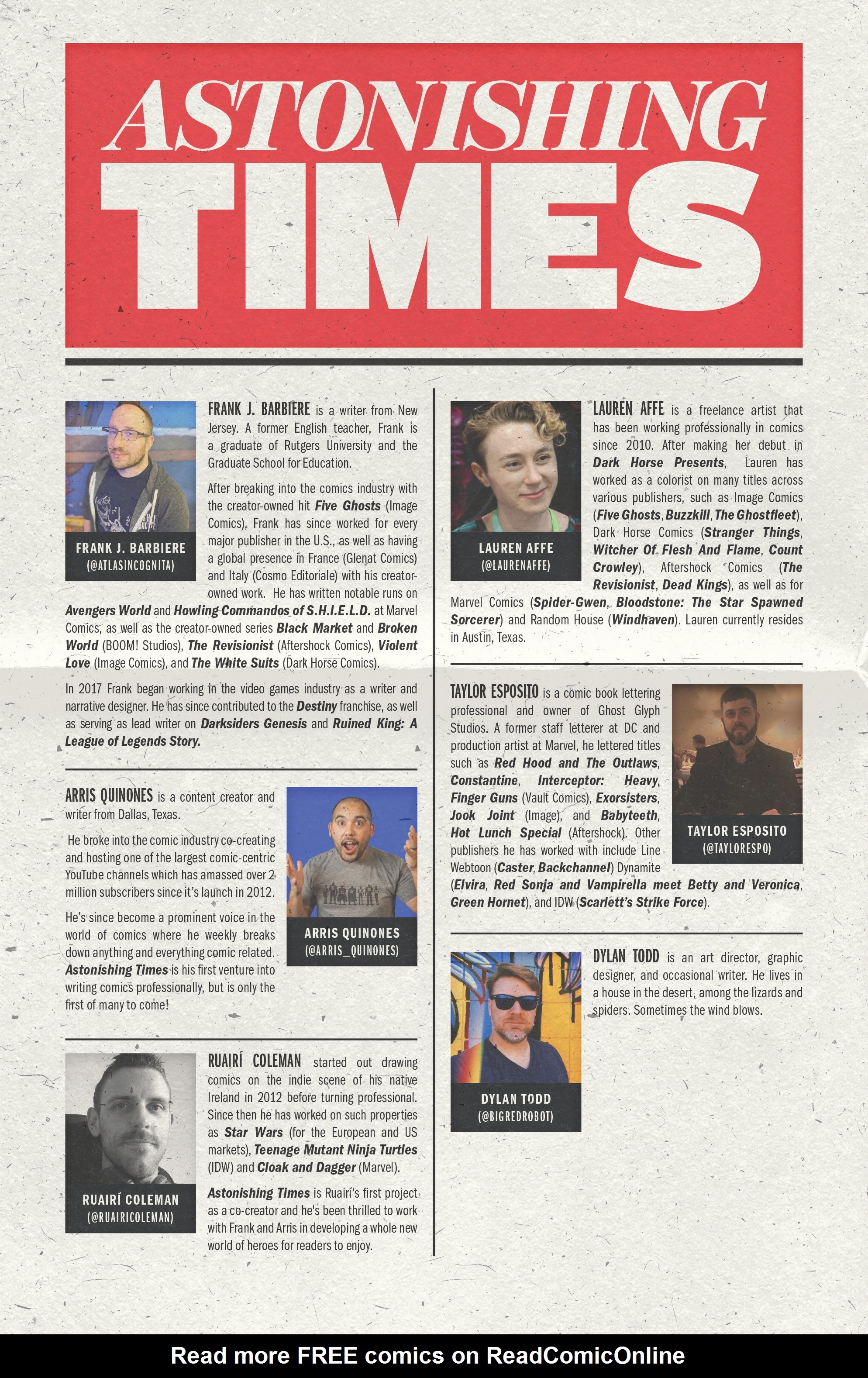 Read online Astonishing Times comic -  Issue #2 - 23