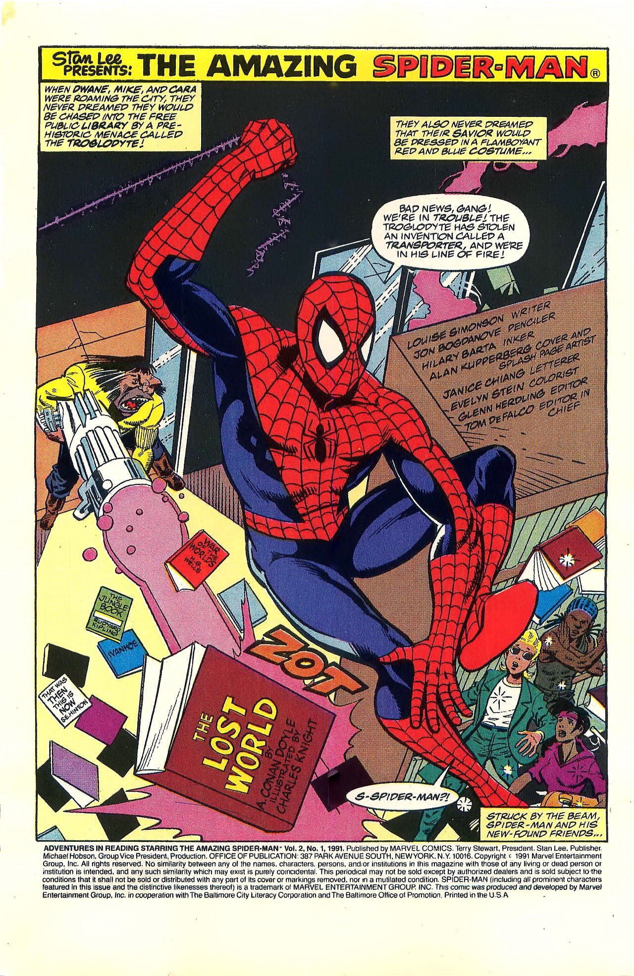 Read online Adventures in Reading Starring the Amazing Spider-Man (1991) comic -  Issue # Full - 3