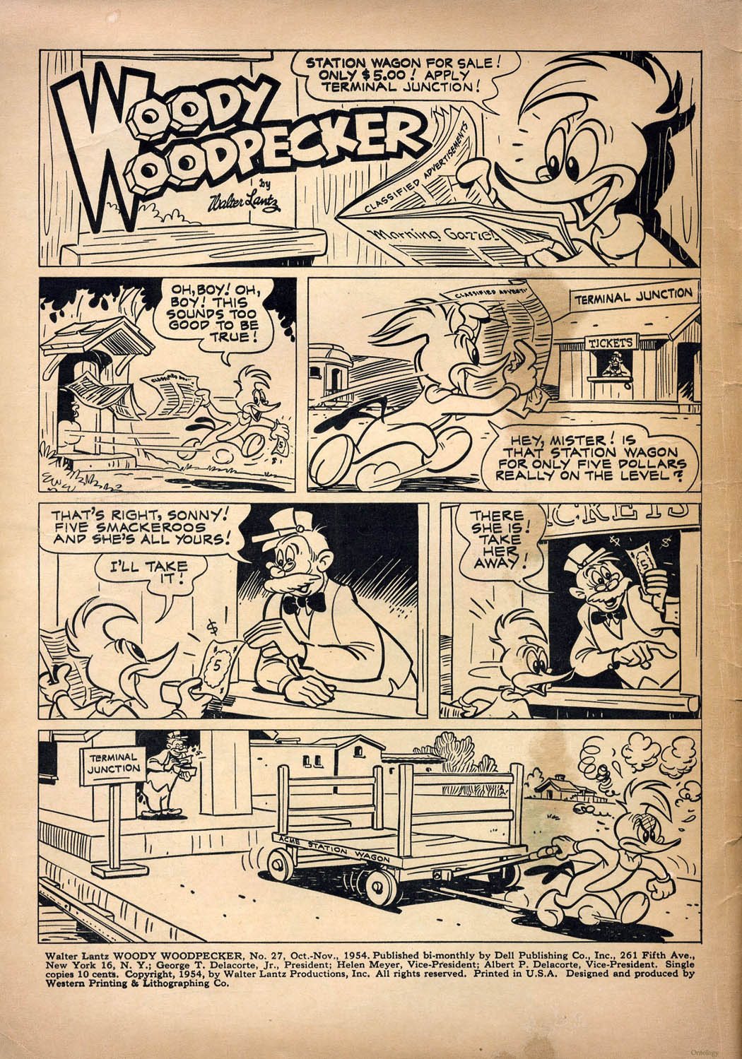 Read online Walter Lantz Woody Woodpecker (1952) comic -  Issue #27 - 2