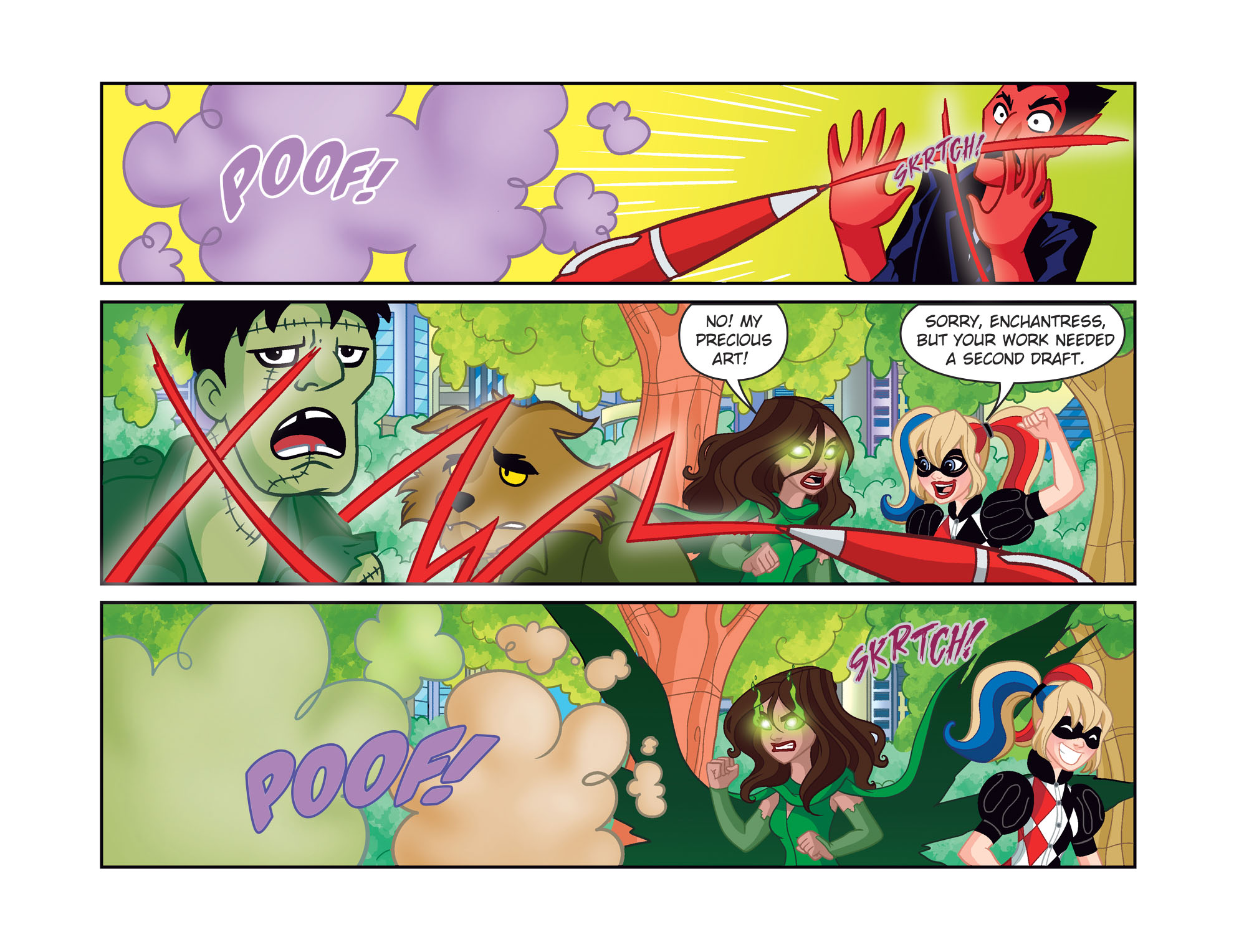 Read online DC Super Hero Girls: Out of the Bottle comic -  Issue #11 - 13