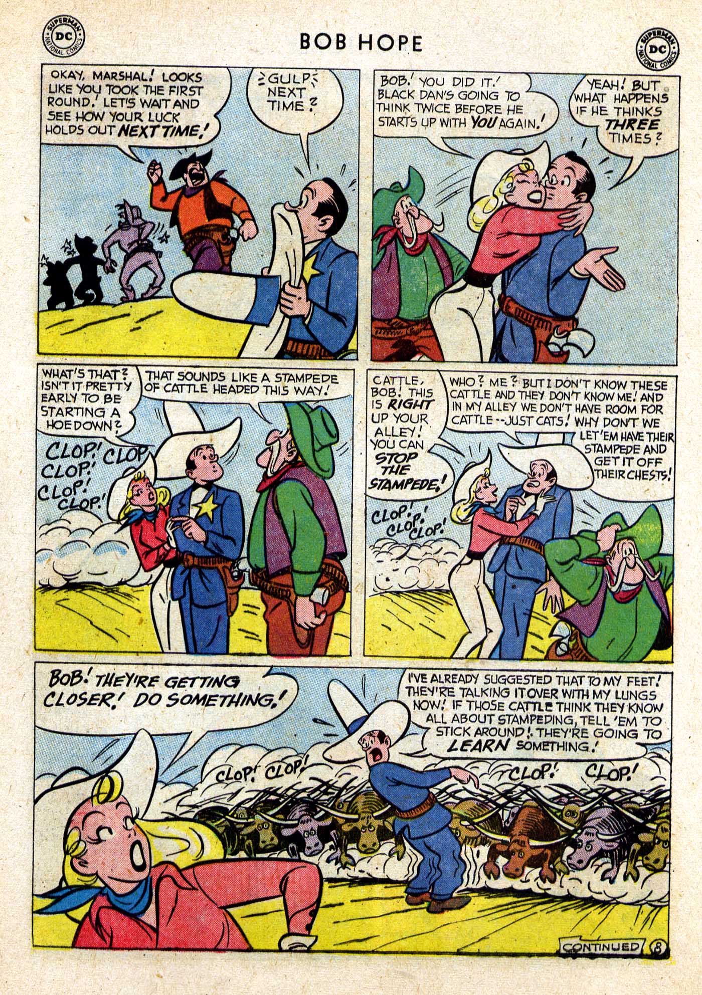 Read online The Adventures of Bob Hope comic -  Issue #51 - 21