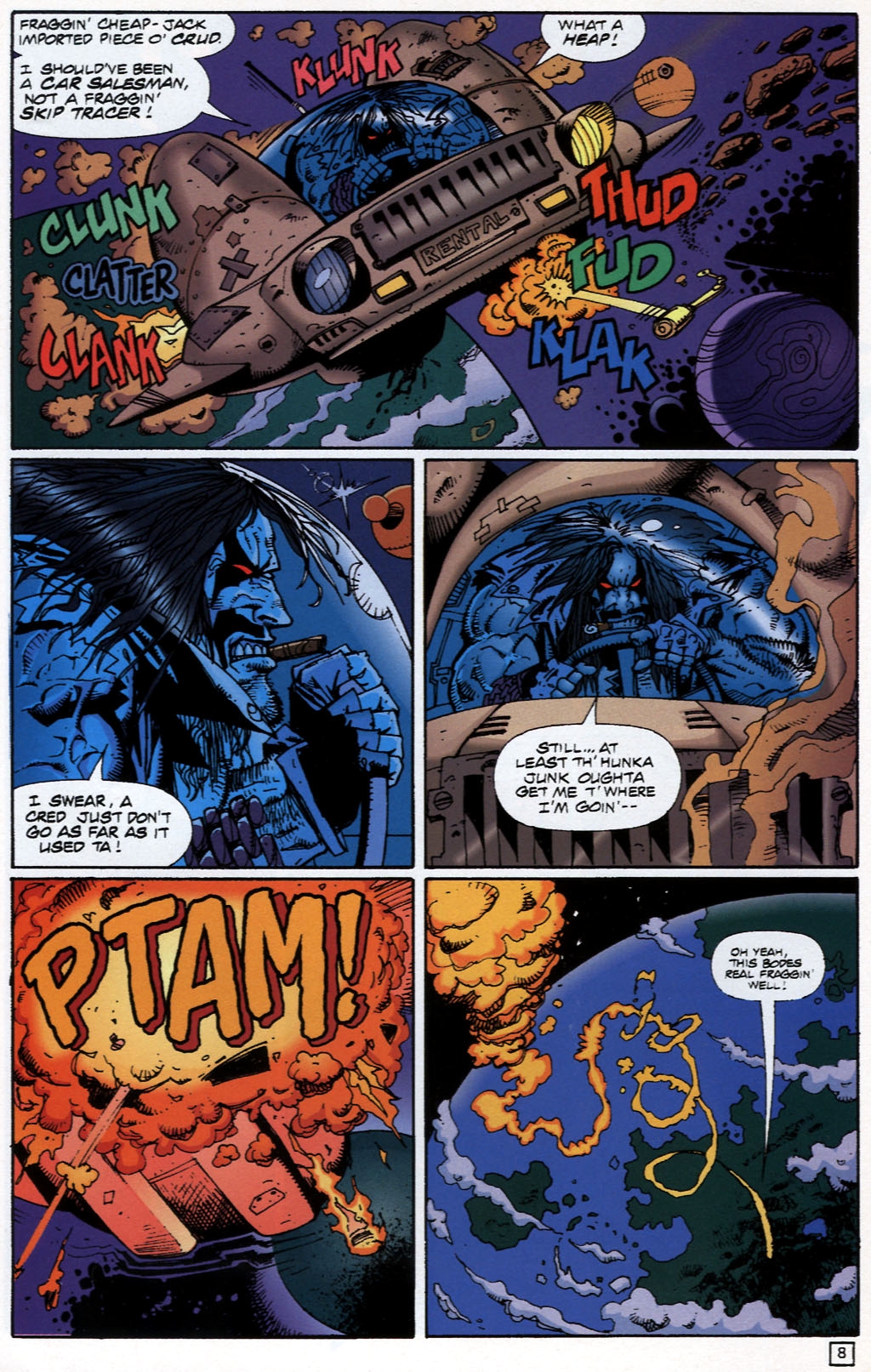 Read online Lobo: Death and Taxes comic -  Issue #2 - 9