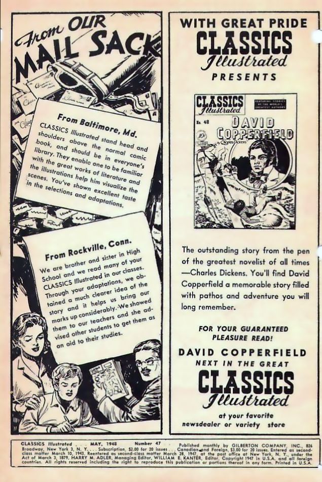 Read online Classics Illustrated comic -  Issue #47 - 2