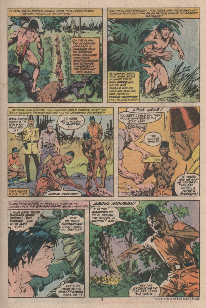 Read online Tarzan (1977) comic -  Issue #10 - 4