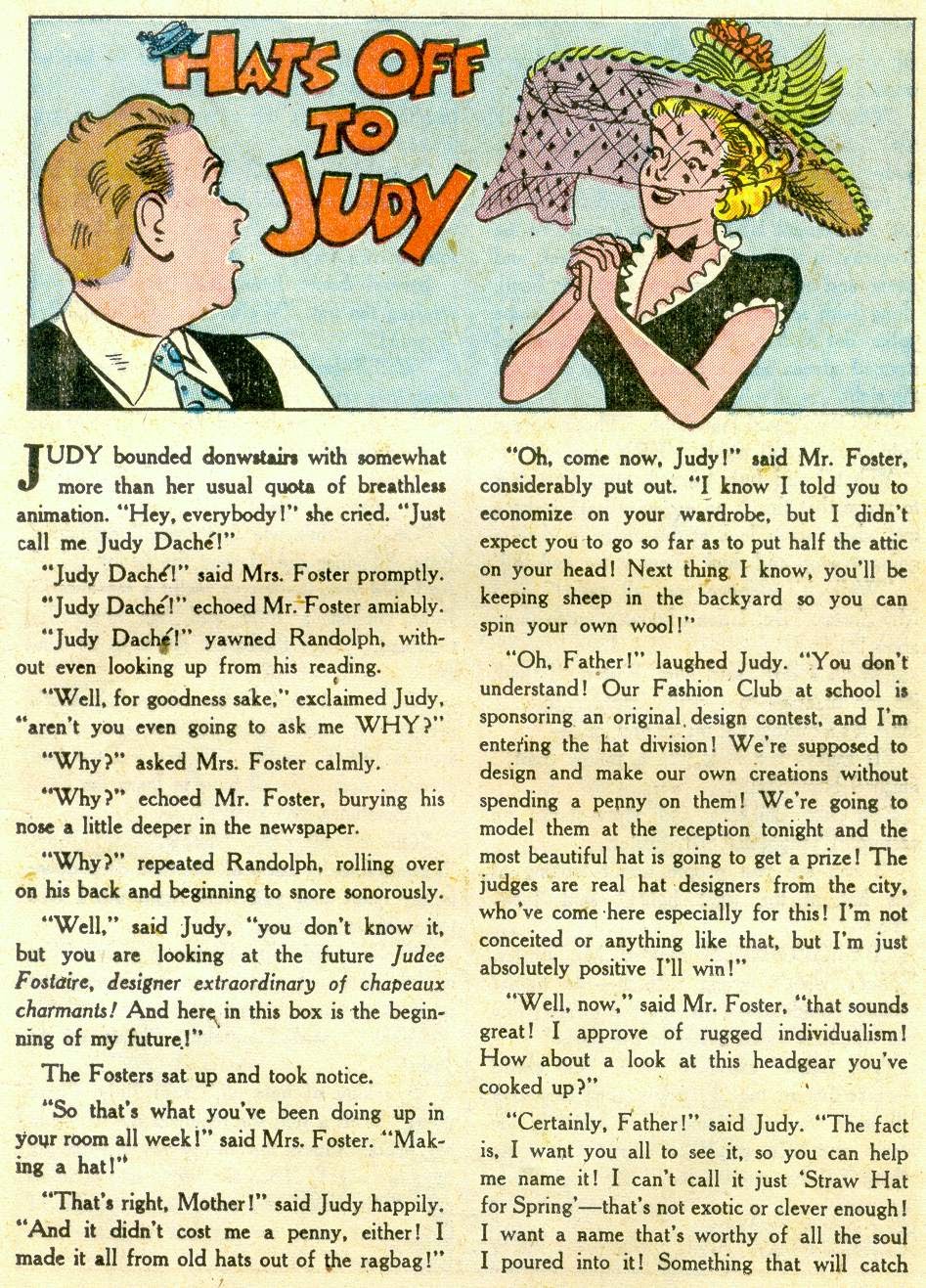 Read online A Date with Judy comic -  Issue #19 - 35