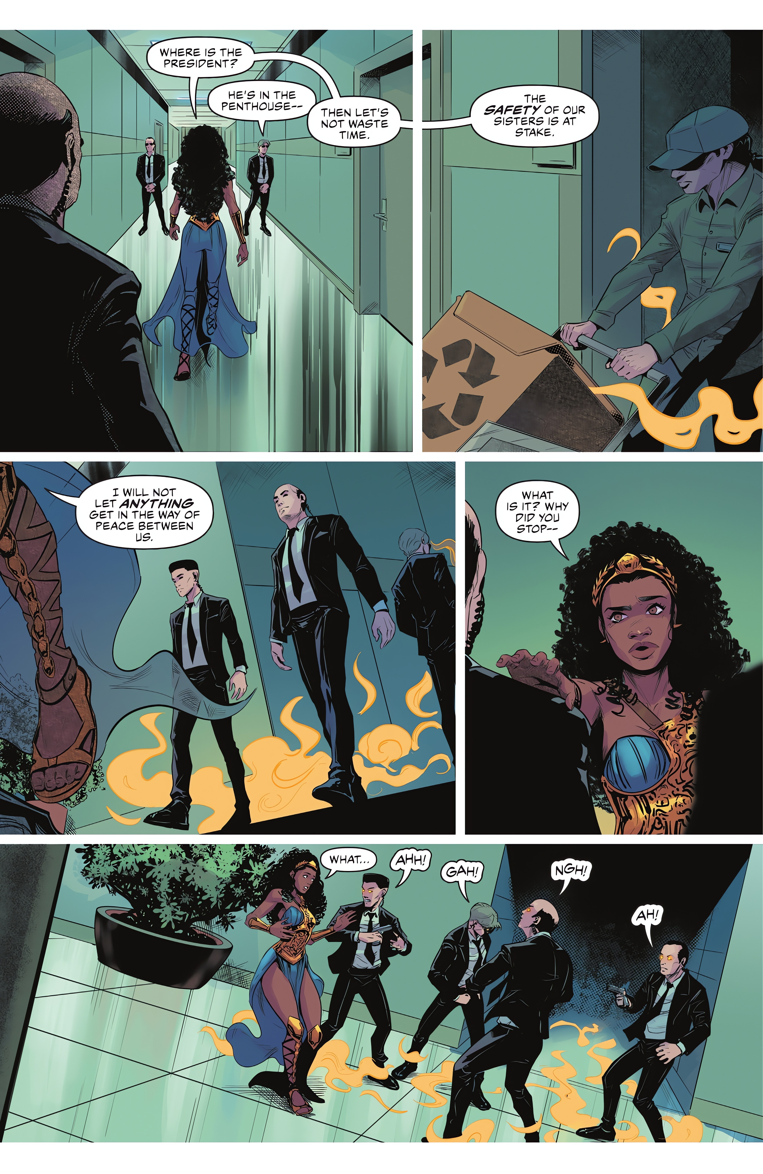 Read online Amazons Attack (2023) comic -  Issue #1 - 13