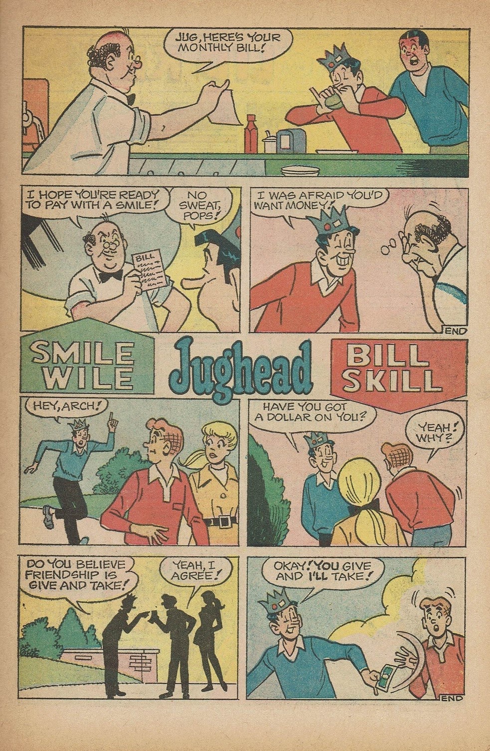 Read online Jughead's Jokes comic -  Issue #29 - 29