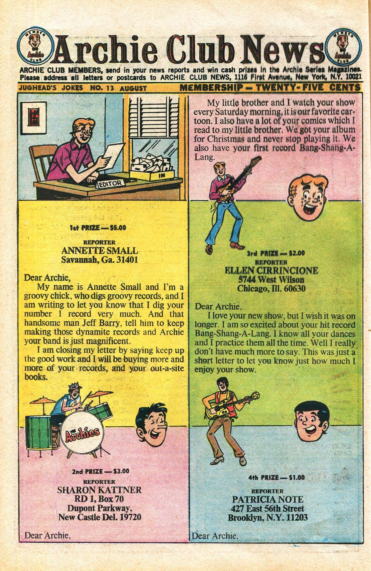 Read online Jughead's Jokes comic -  Issue #13 - 36