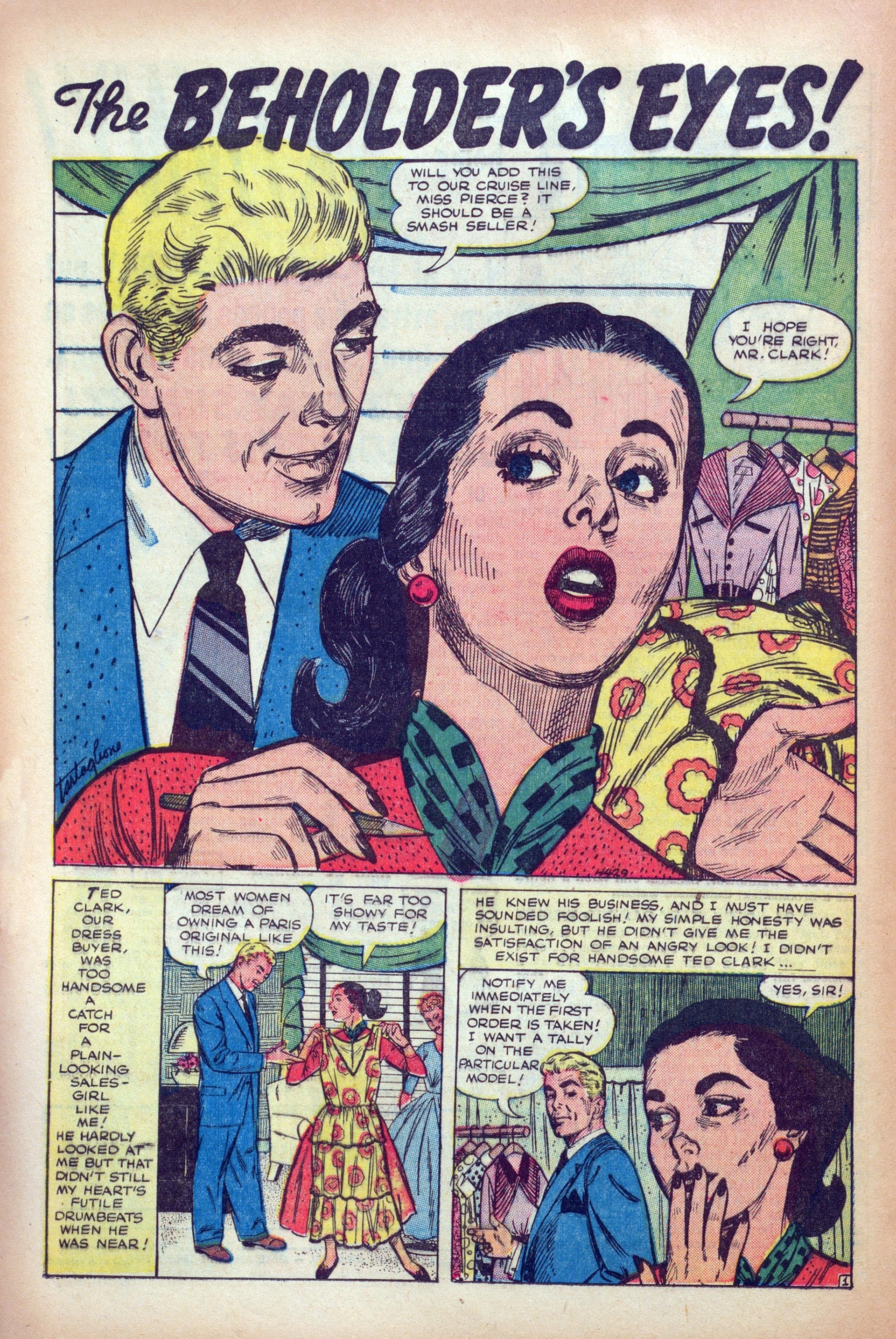 Read online Love Romances comic -  Issue #56 - 16