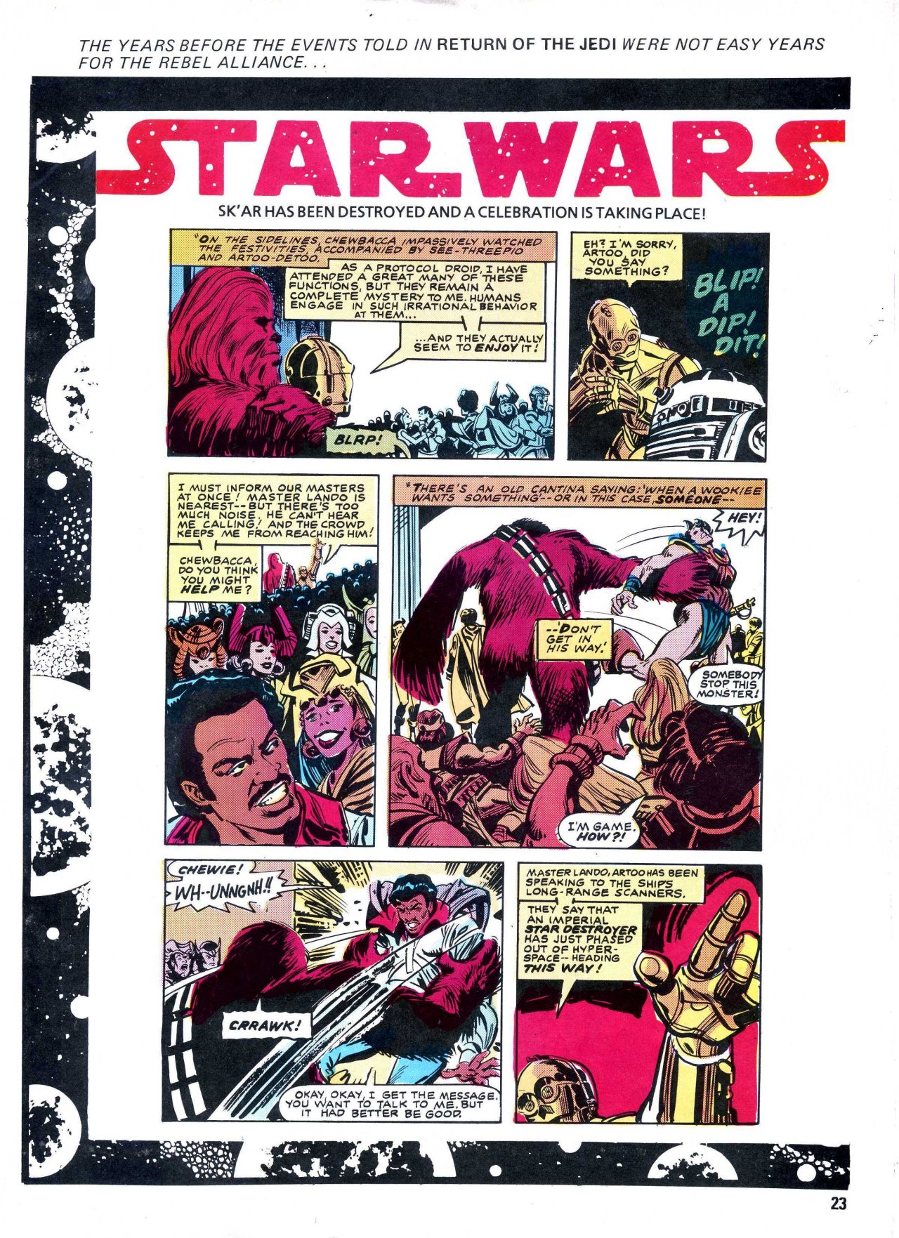 Read online Return of the Jedi comic -  Issue #92 - 23