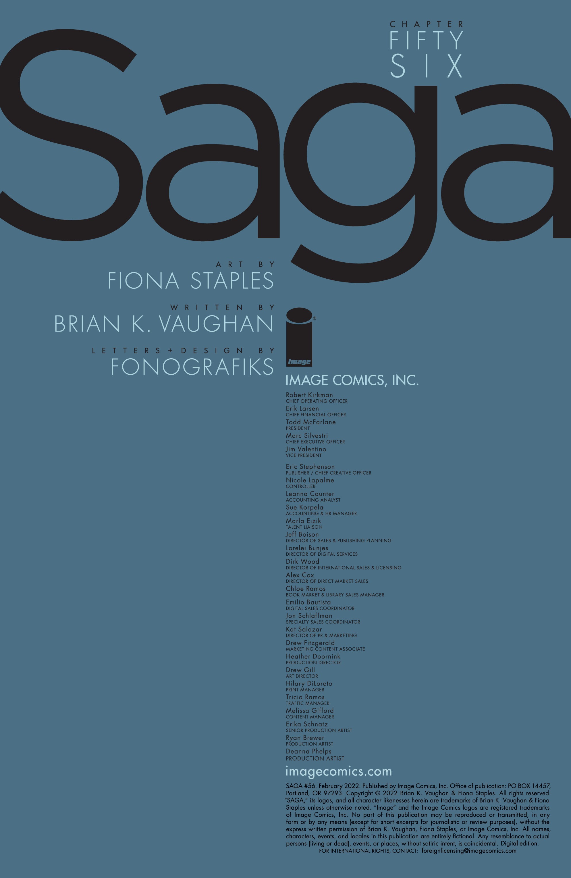 Read online Saga comic -  Issue #56 - 2