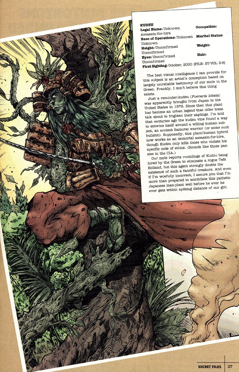 Read online Vertigo Secret Files & Origins: Swamp Thing comic -  Issue # Full - 25