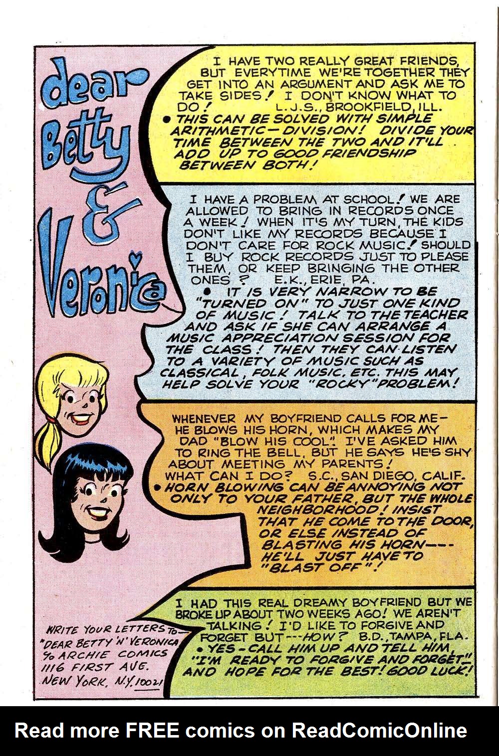Read online Archie's Girls Betty and Veronica comic -  Issue #197 - 26