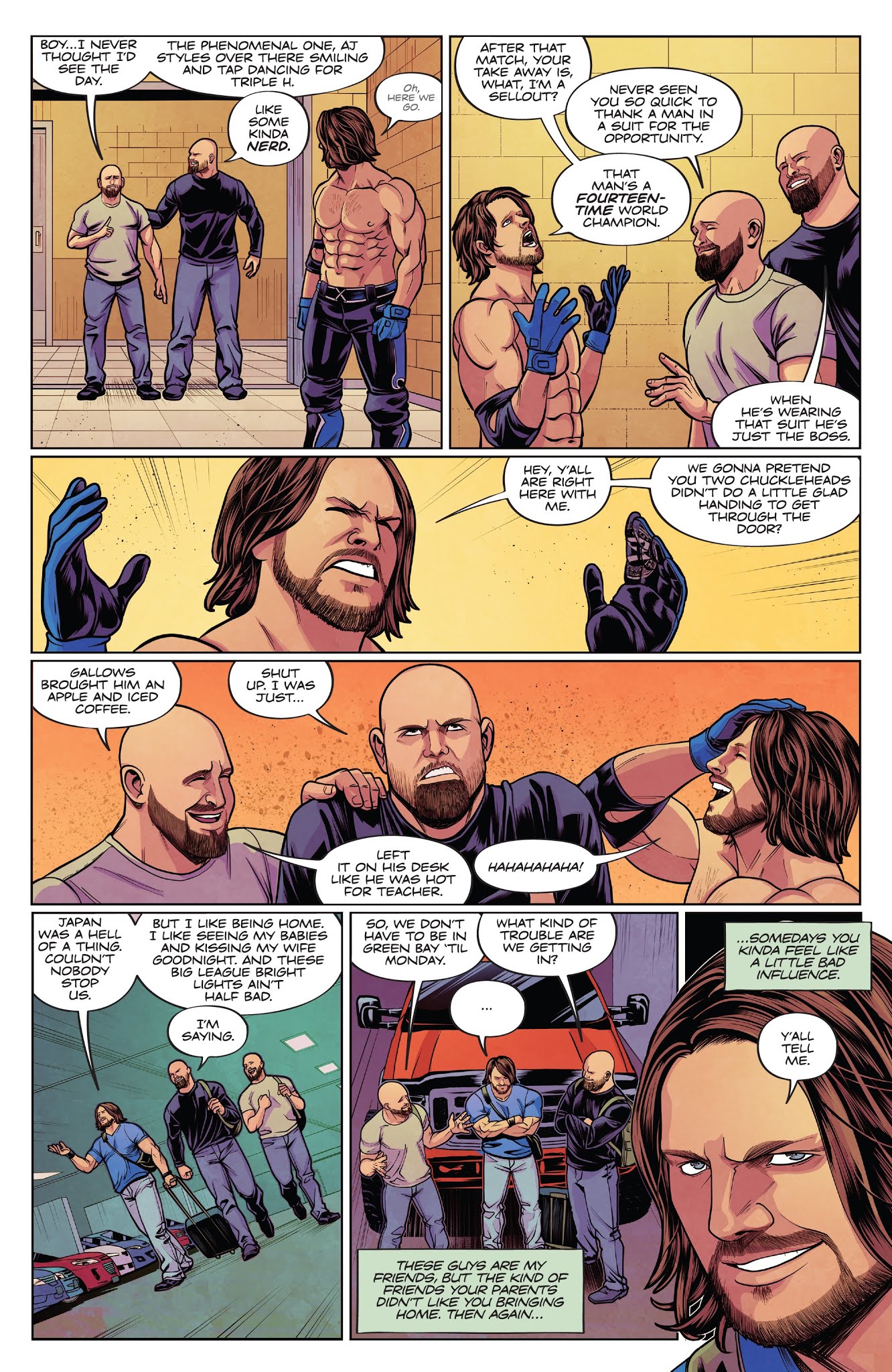 Read online WWE comic -  Issue #22 - 5
