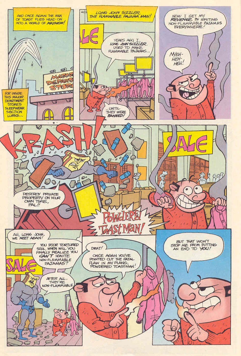 Read online Ren & Stimpy Show Special Powdered Toastman comic -  Issue # Full - 14