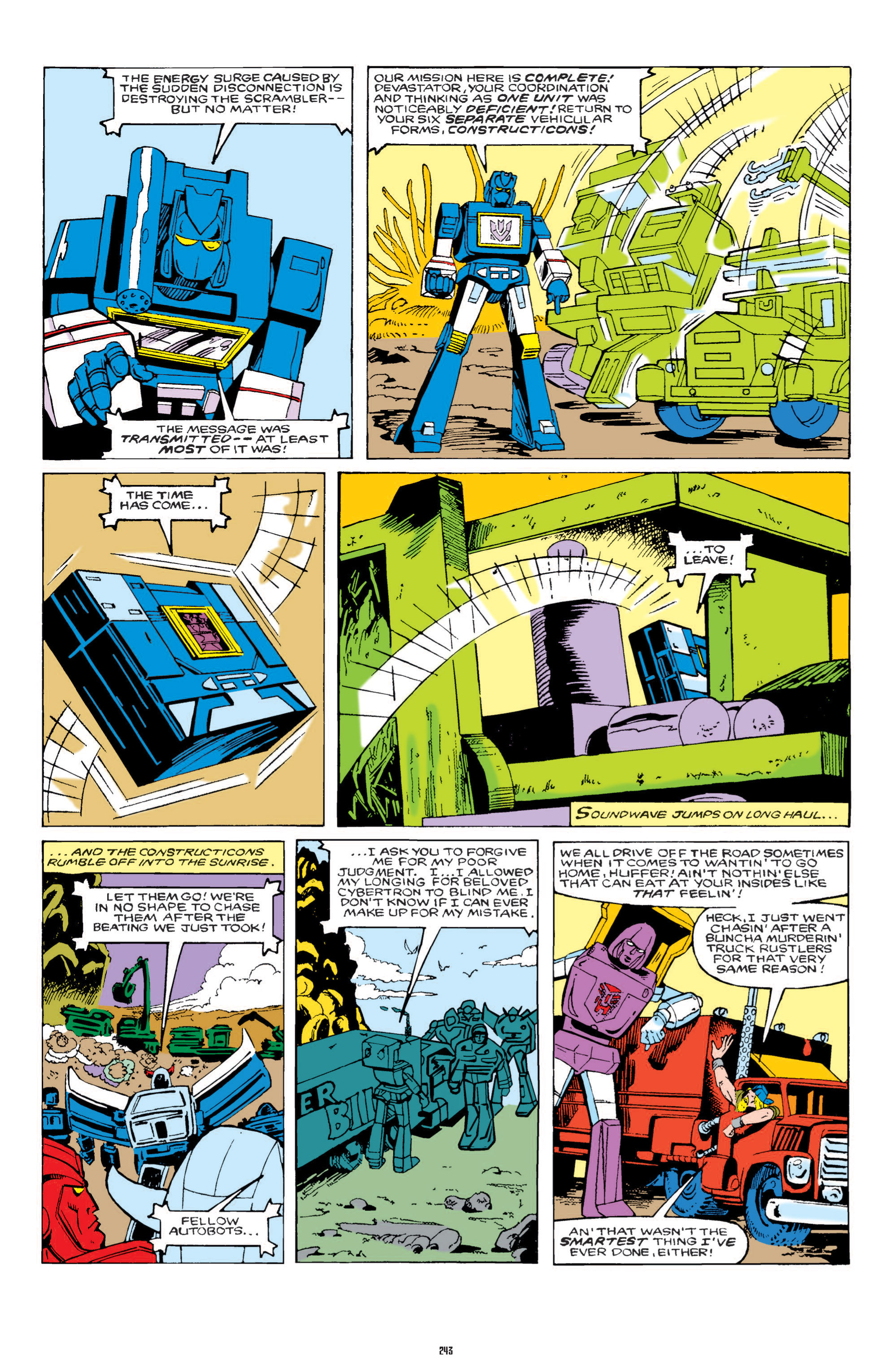 Read online The Transformers Classics comic -  Issue # TPB 1 - 244