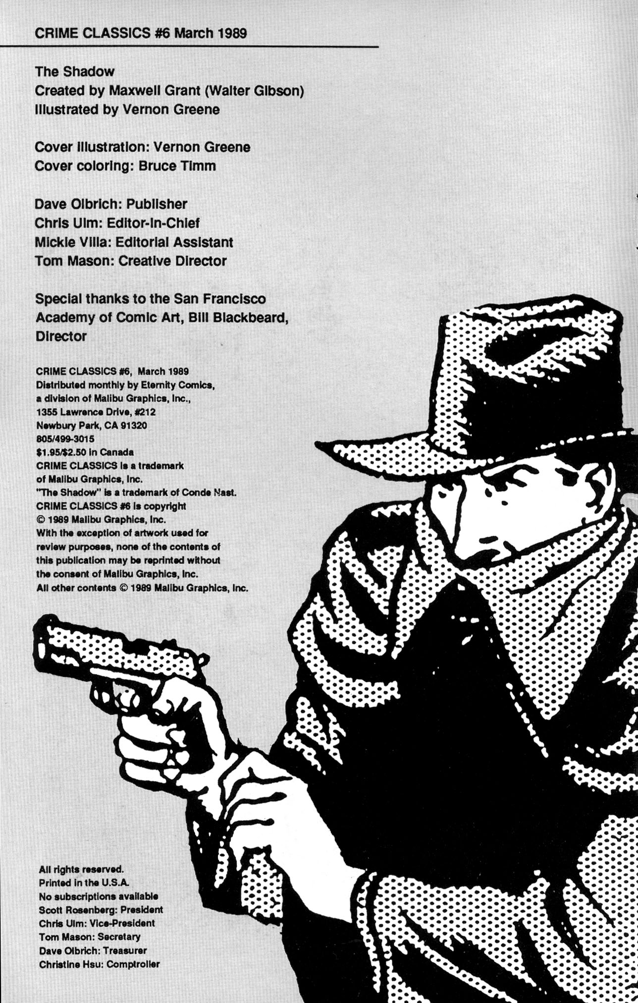 Read online Crime Classics comic -  Issue #6 - 2