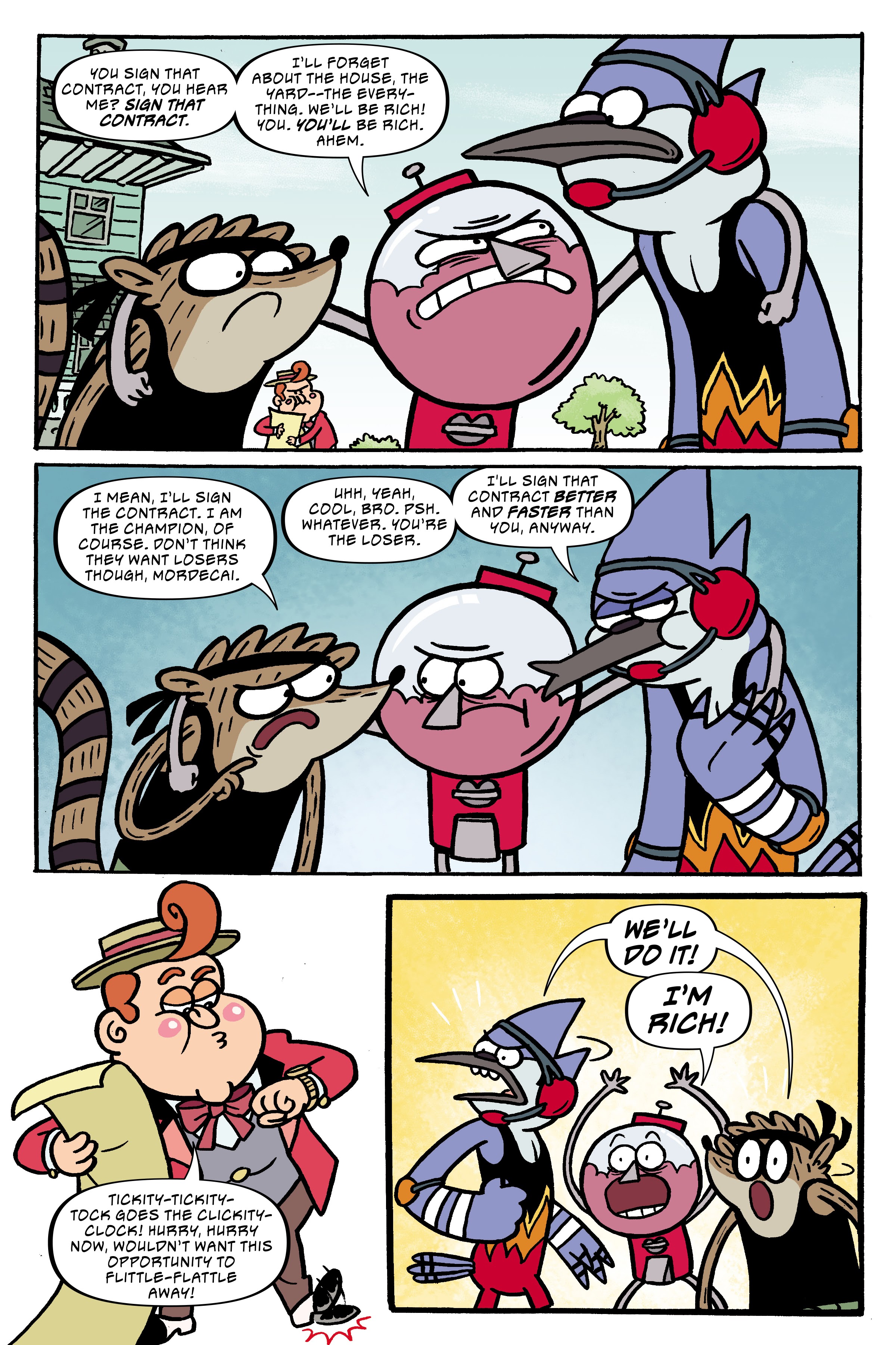 Read online Regular Show: Wrasslesplosion comic -  Issue # TPB - 34