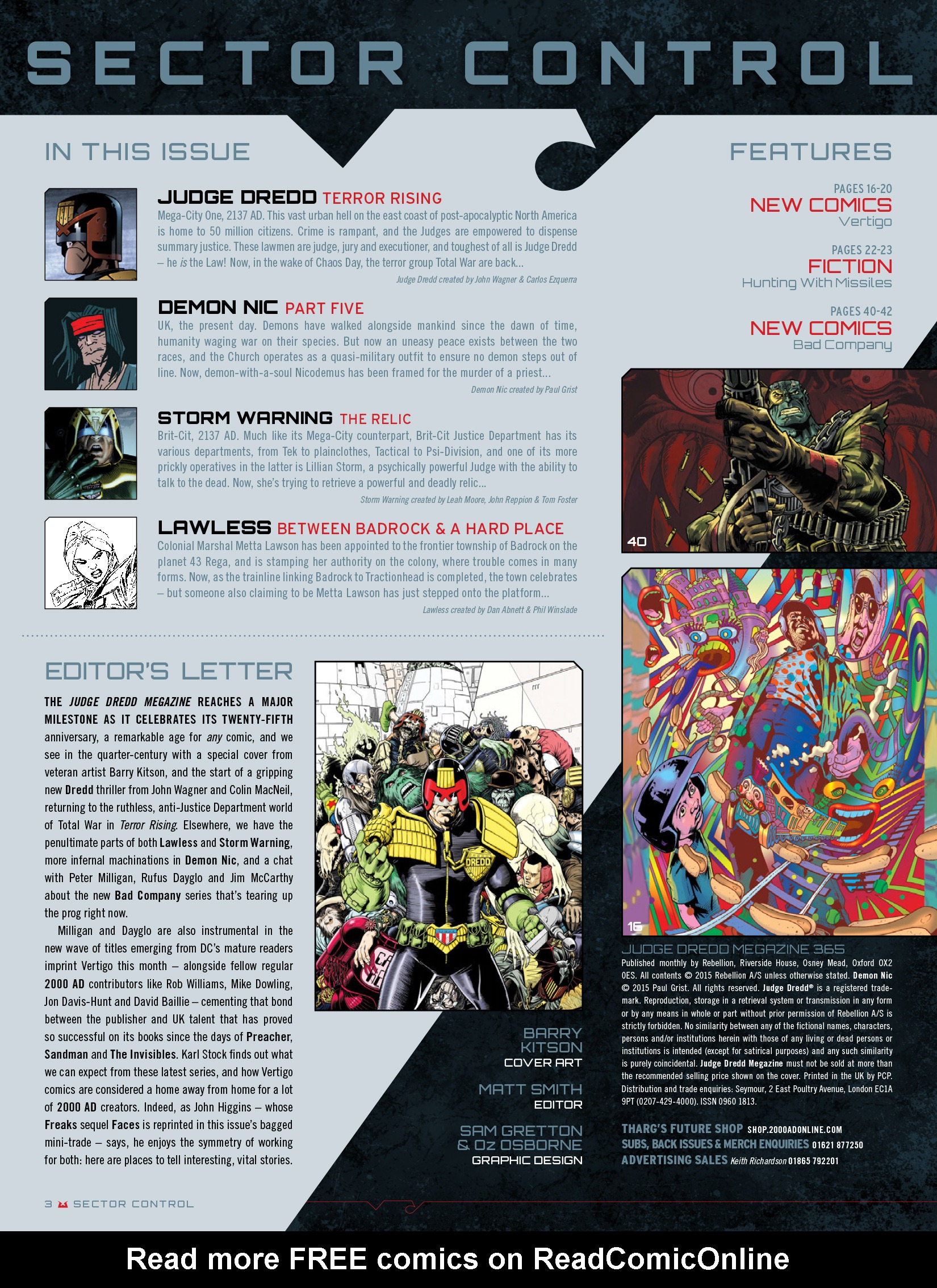 Read online Judge Dredd Megazine (Vol. 5) comic -  Issue #365 - 3