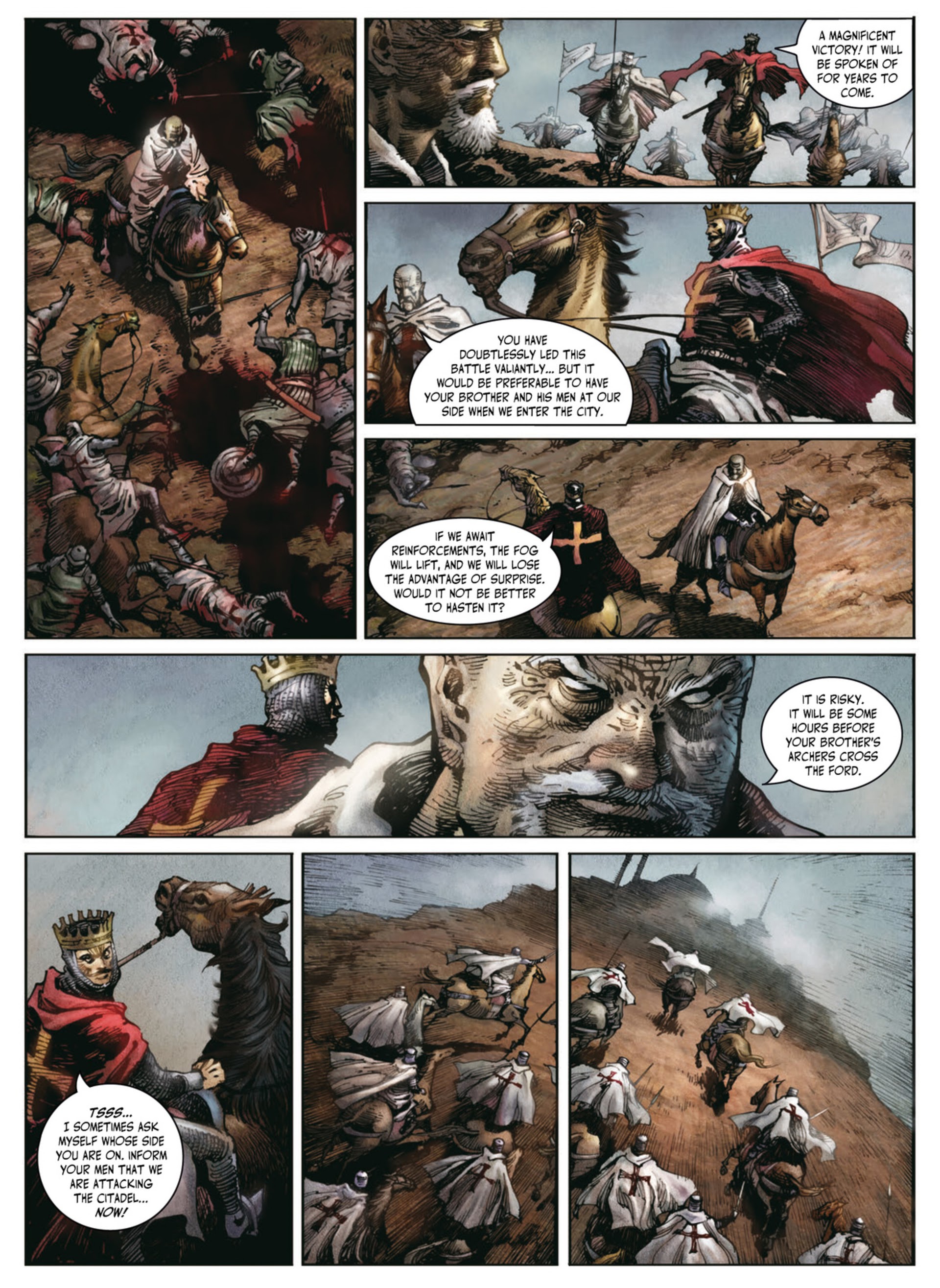 Read online Crusades comic -  Issue #3 - 36