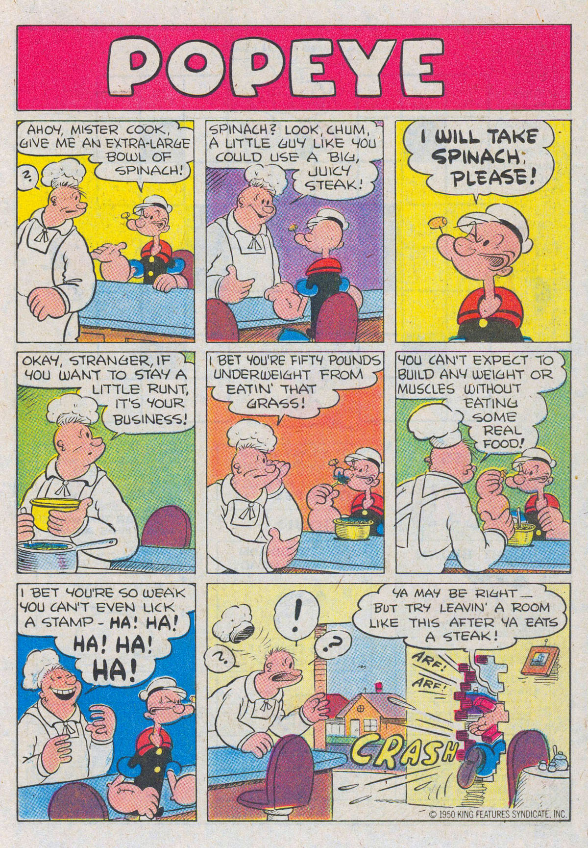 Read online Popeye (1948) comic -  Issue #169 - 21