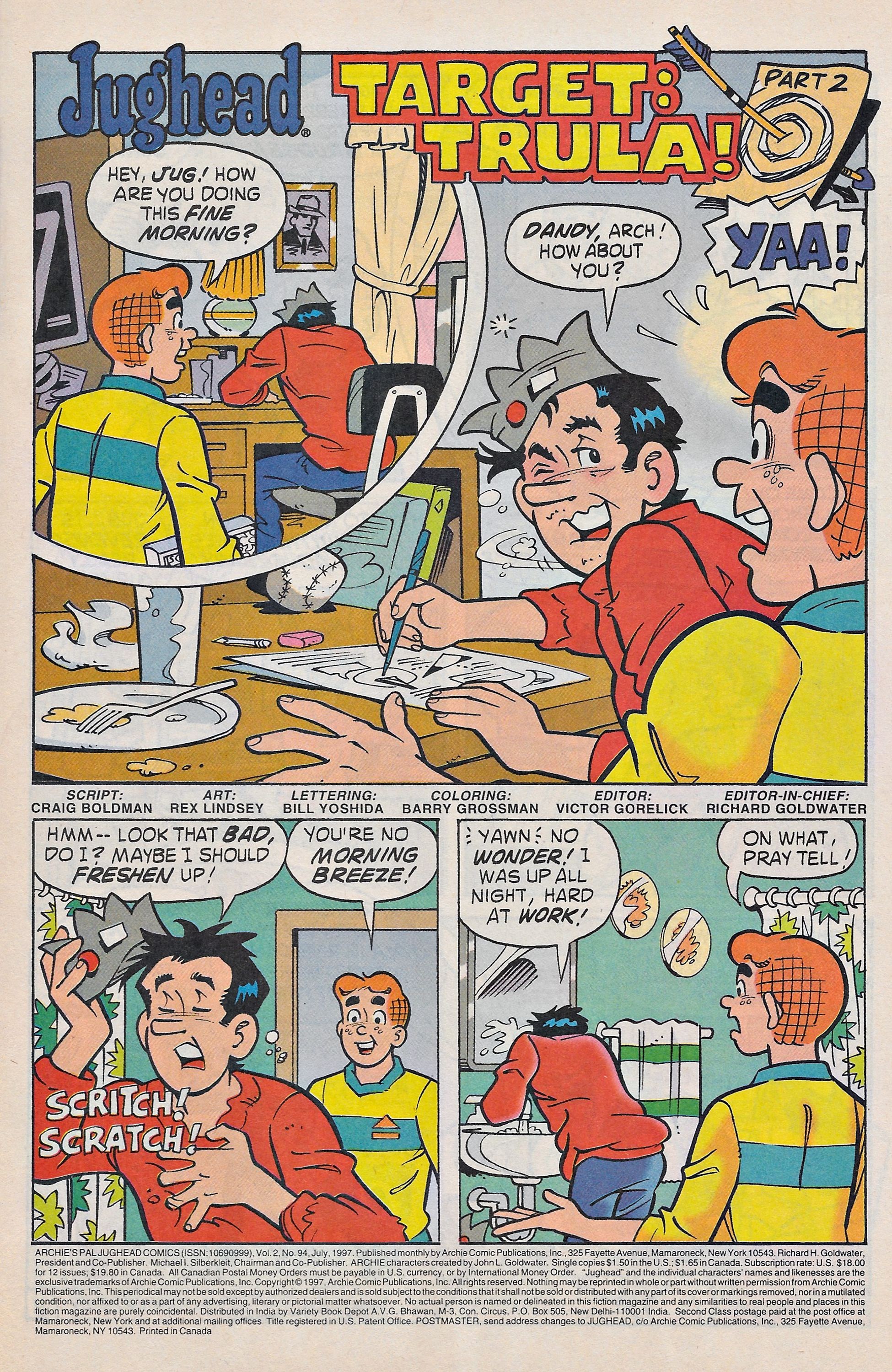 Read online Archie's Pal Jughead Comics comic -  Issue #94 - 3