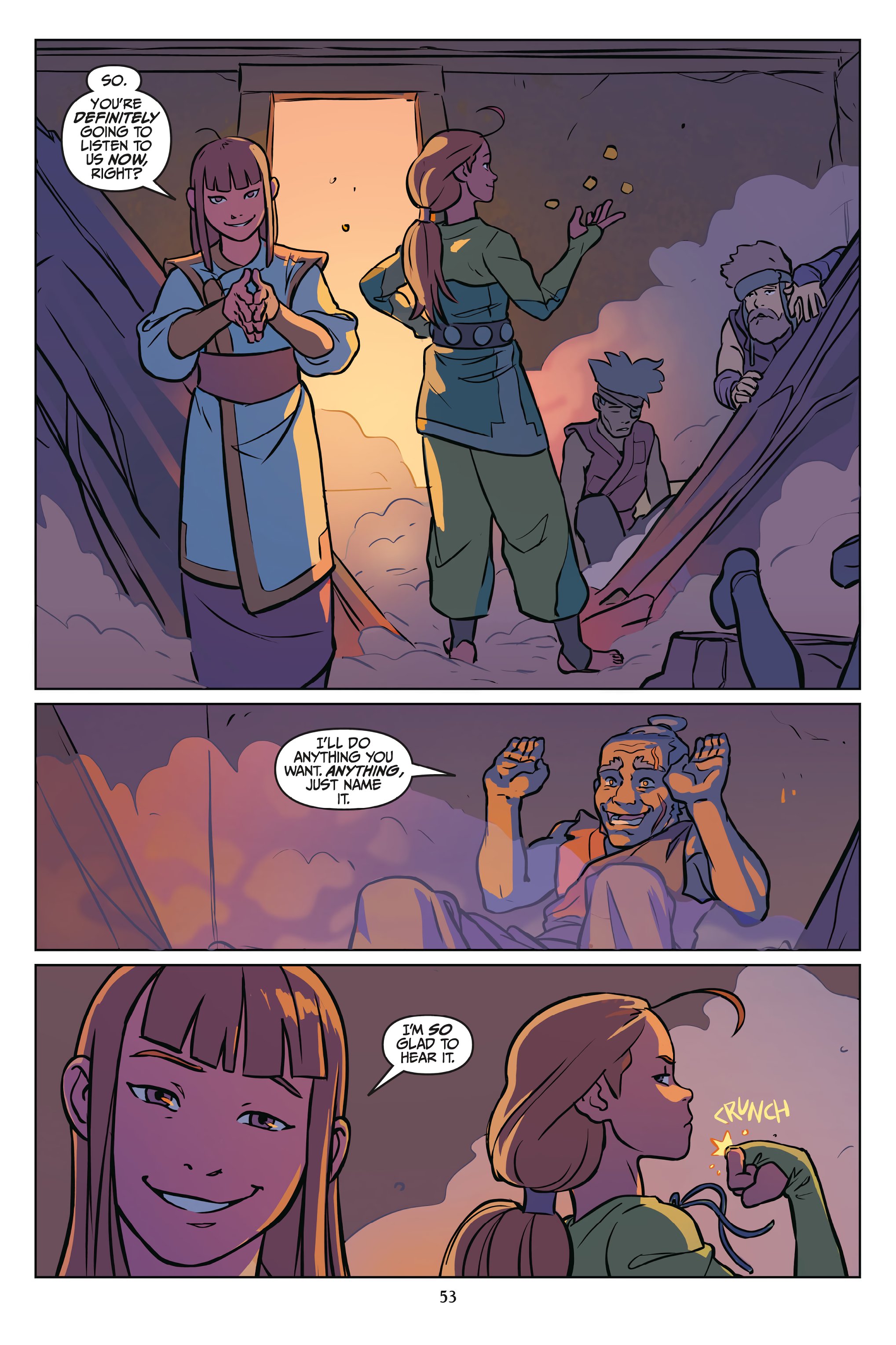 Read online Nickelodeon Avatar: The Last Airbender - Imbalance comic -  Issue # _Omnibus (Part 1) - 54