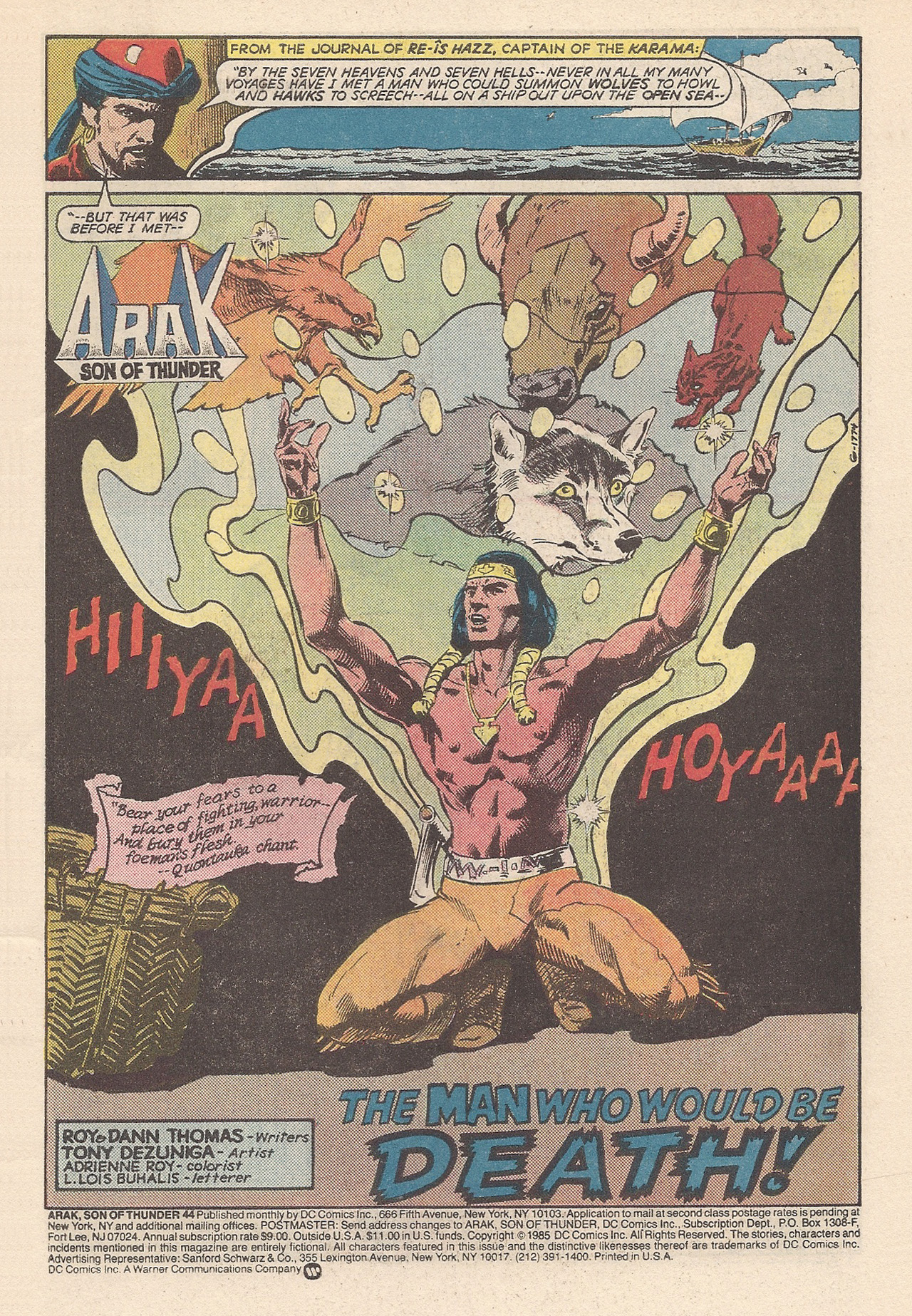Read online Arak Son of Thunder comic -  Issue #44 - 3