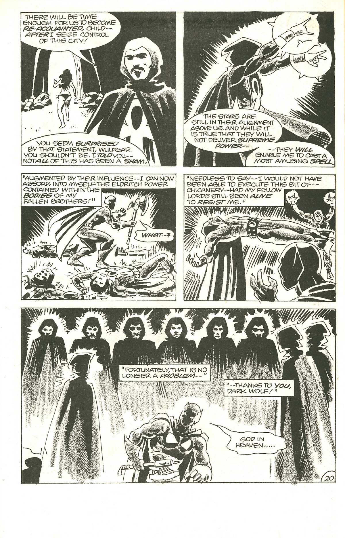 Read online Dark Wolf comic -  Issue #4 - 22