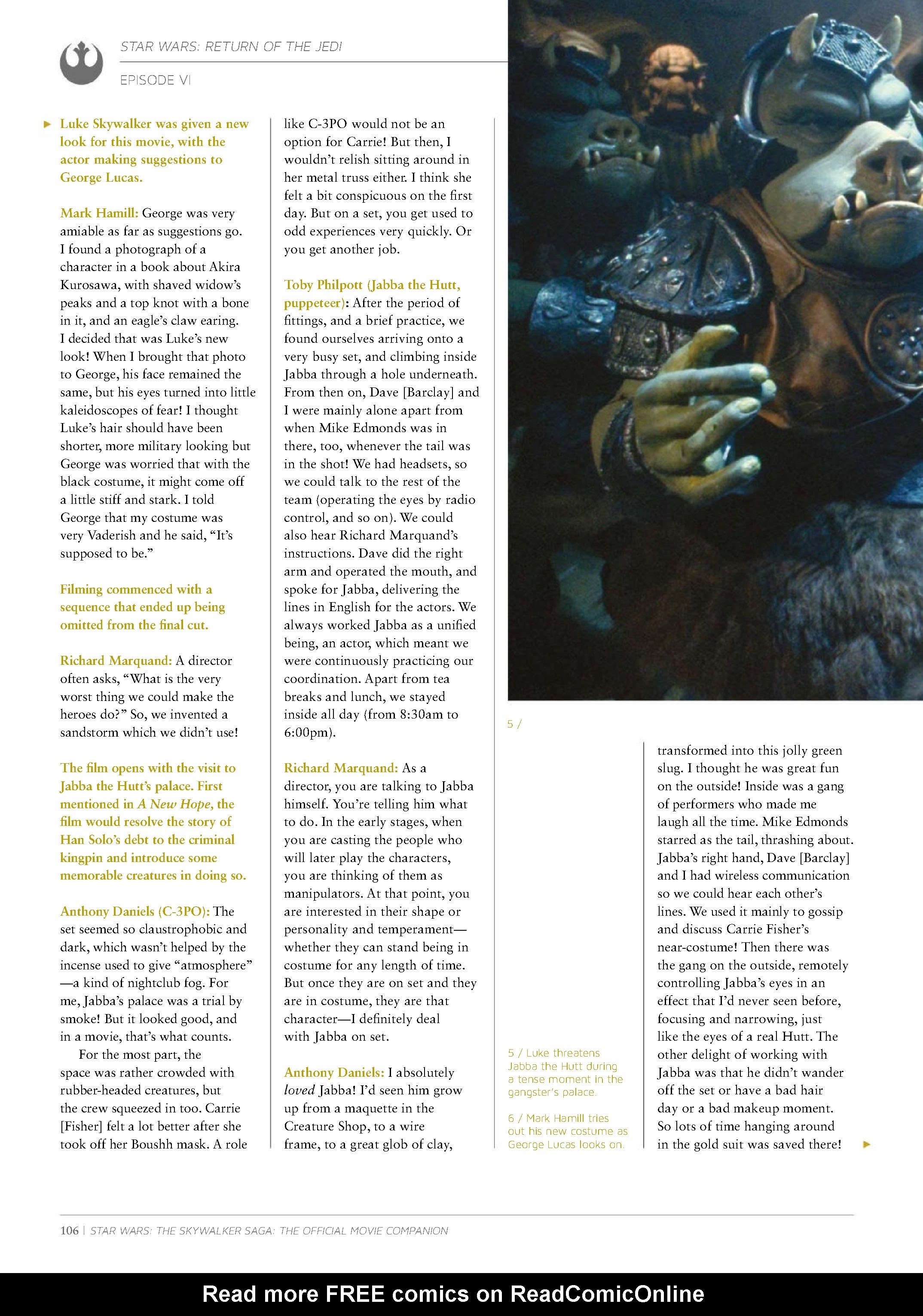 Read online Star Wars: The Skywalker Saga The Official Collector's Edition Book comic -  Issue # TPB (Part 2) - 7