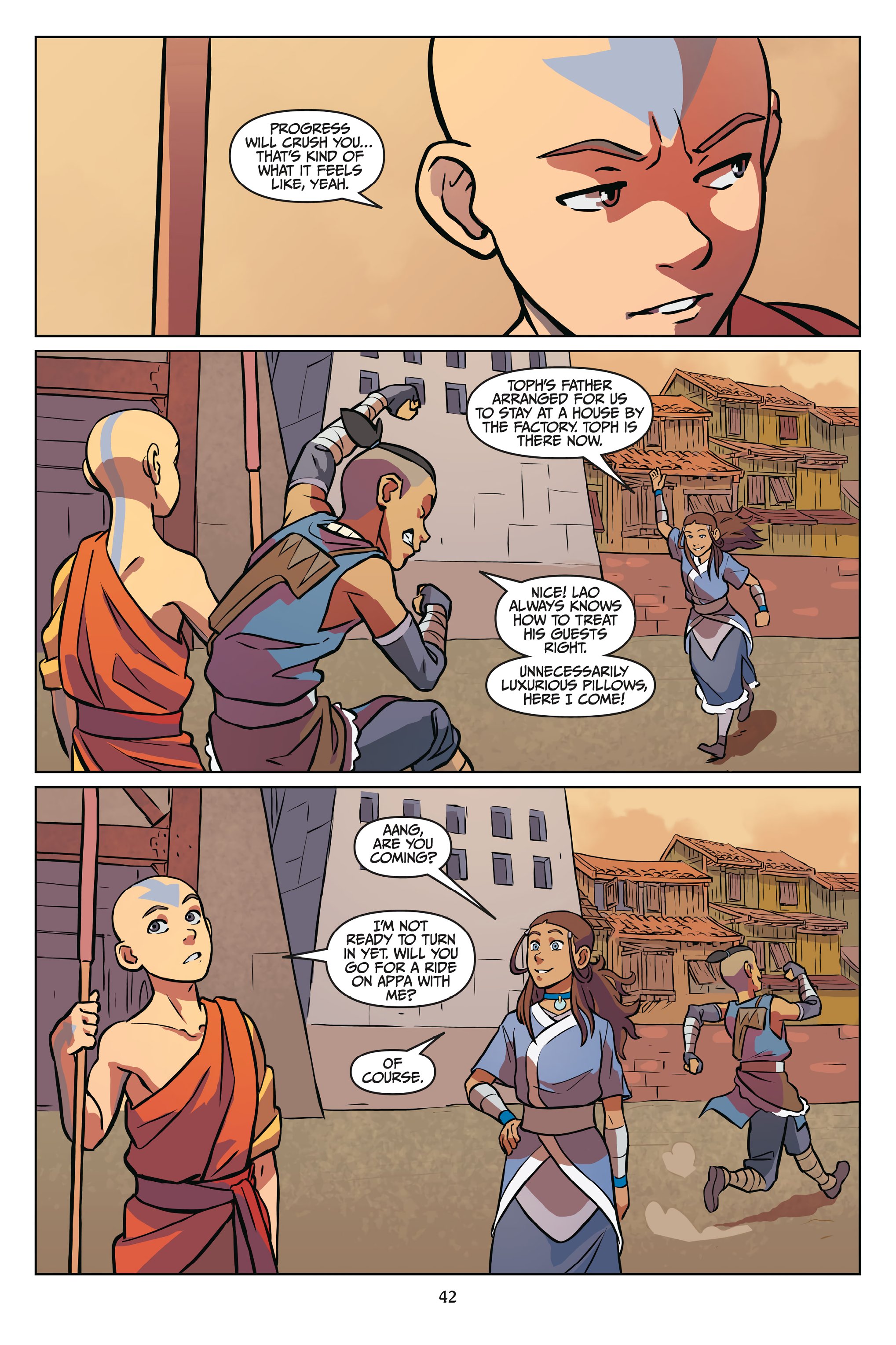 Read online Nickelodeon Avatar: The Last Airbender - Imbalance comic -  Issue # _Omnibus (Part 1) - 43