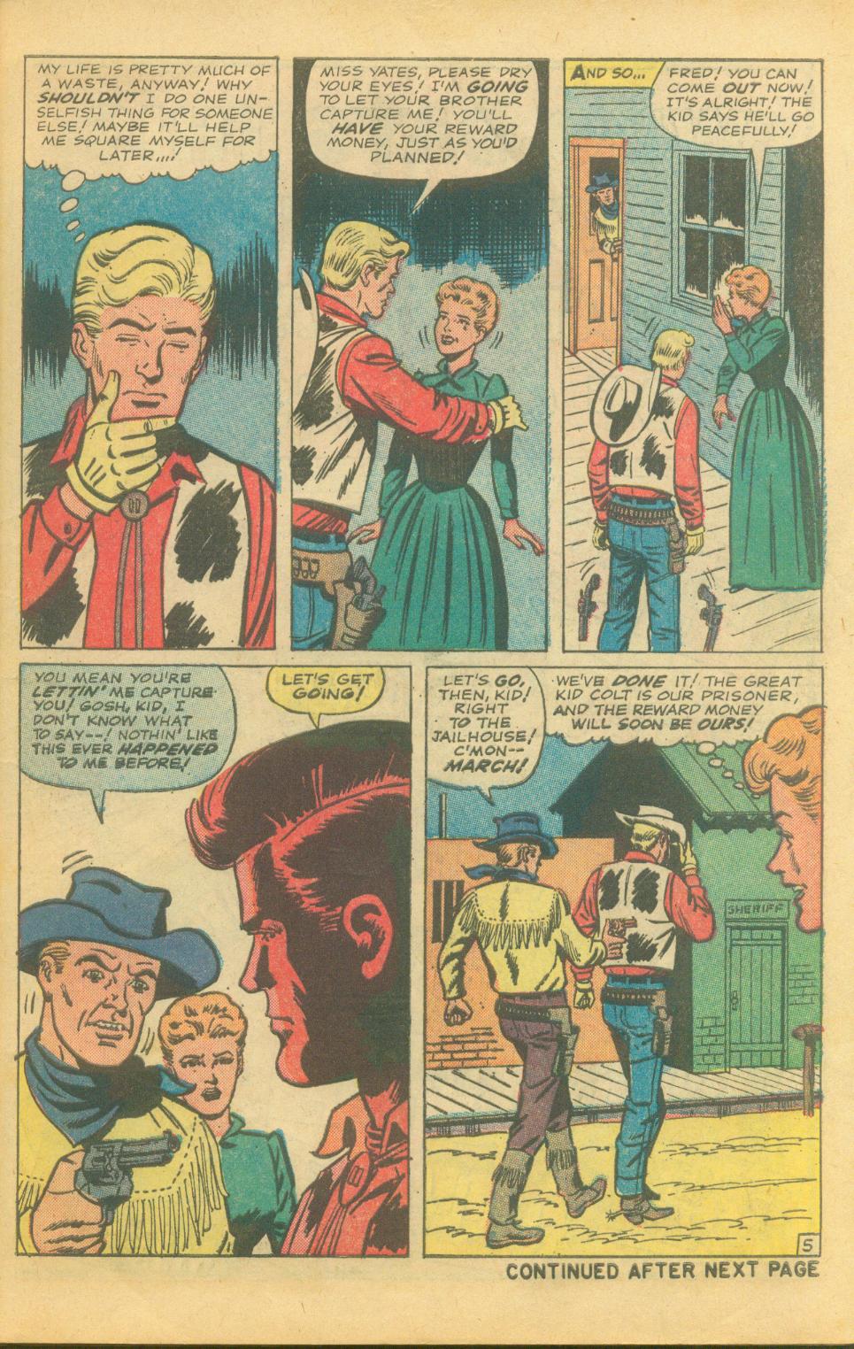 Read online Kid Colt Outlaw comic -  Issue #118 - 7
