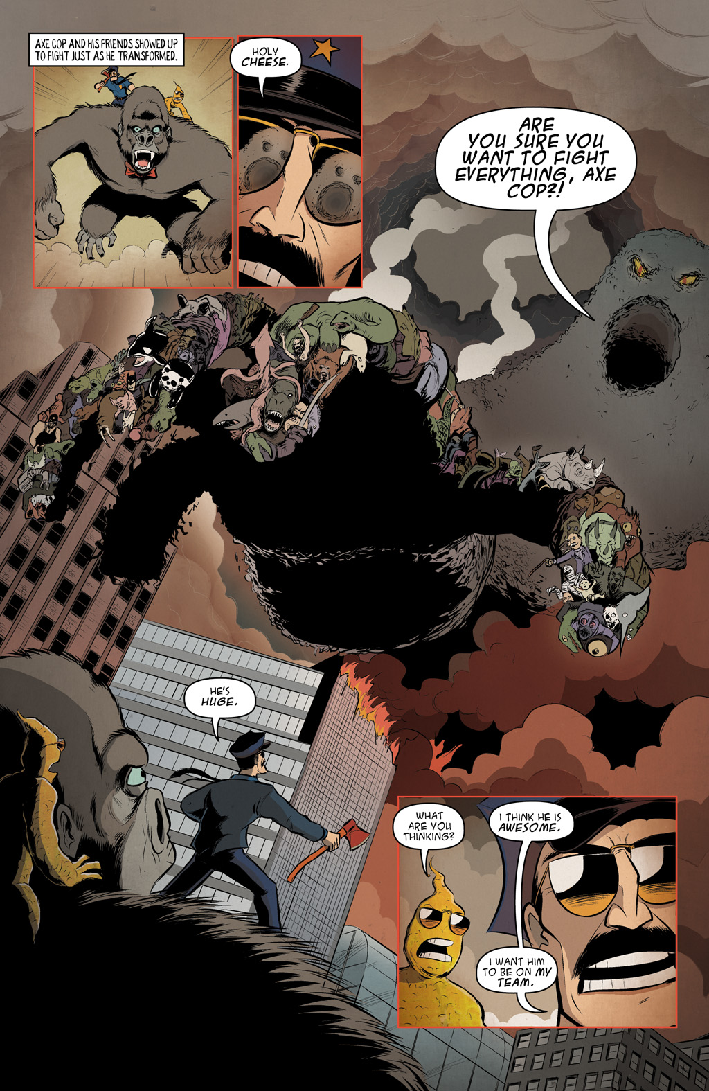 Read online Axe Cop: President of the World comic -  Issue #3 - 10