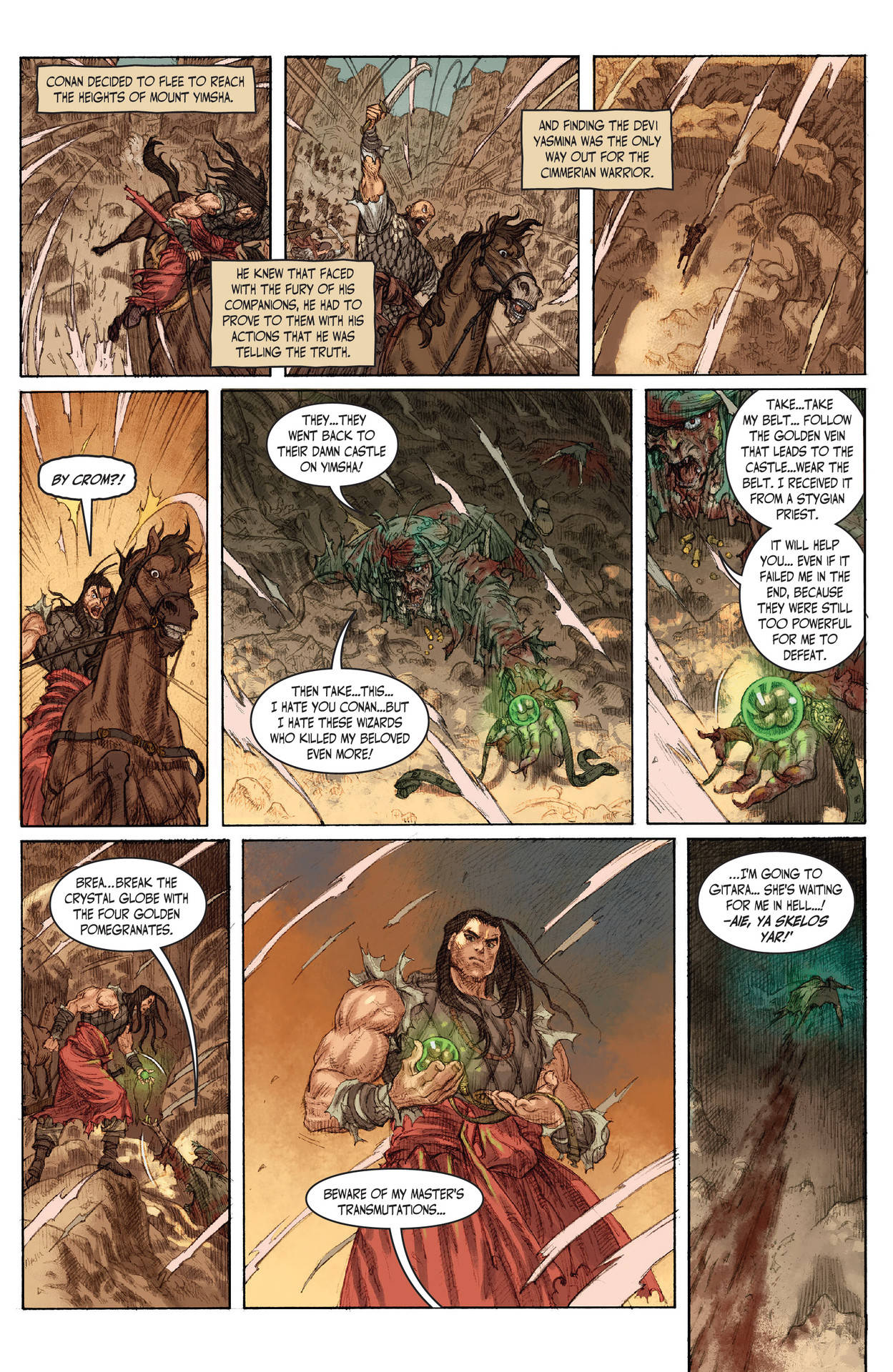 Read online The Cimmerian comic -  Issue # TPB 2 (Part 1) - 44