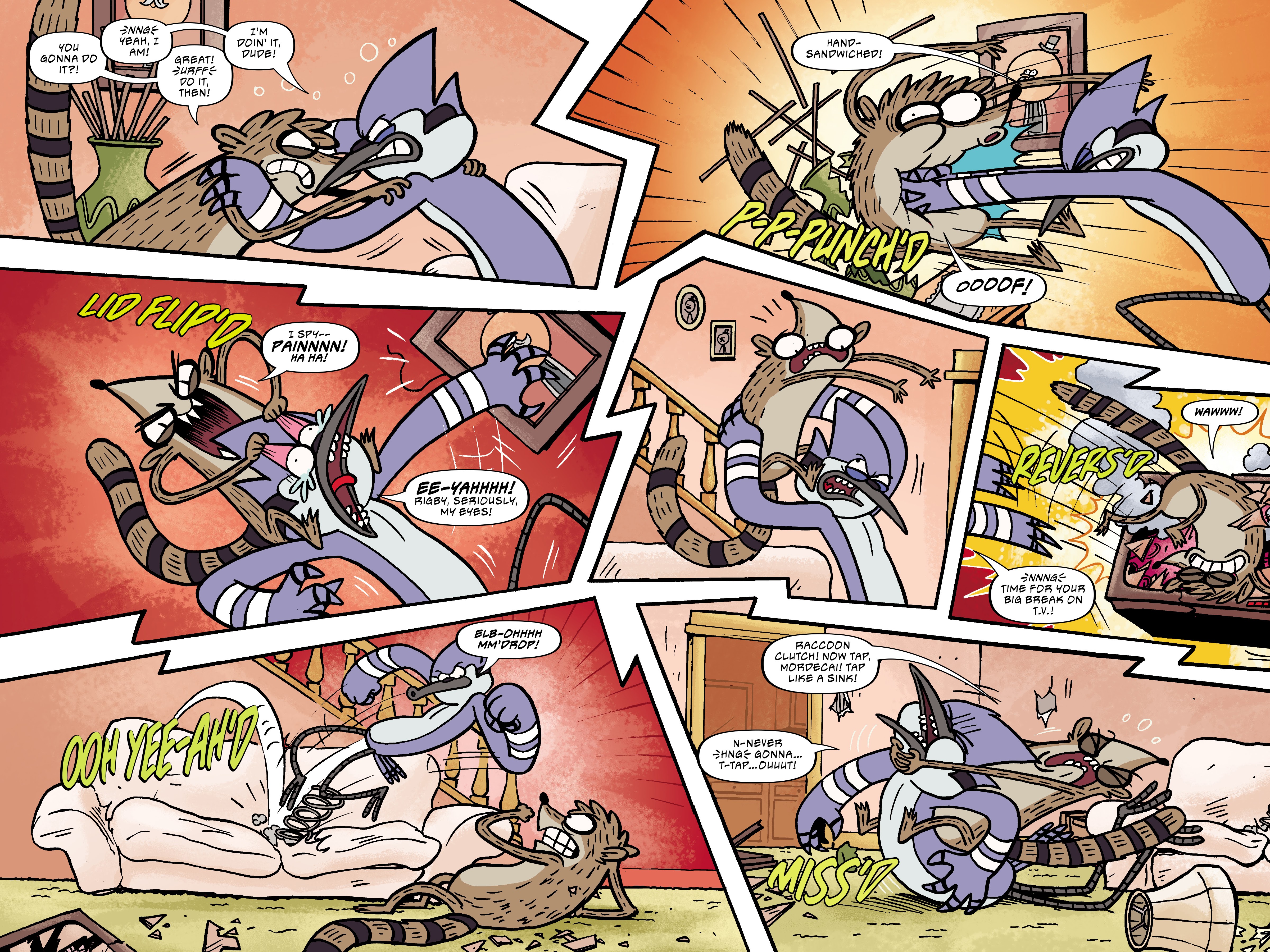 Read online Regular Show: Wrasslesplosion comic -  Issue # TPB - 11