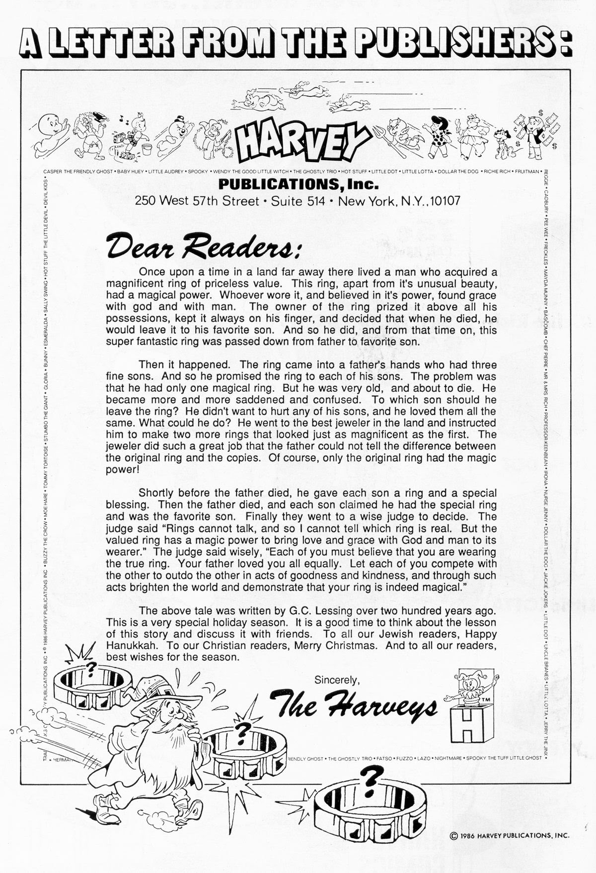 Read online Harvey Hits Comics comic -  Issue #3 - 2