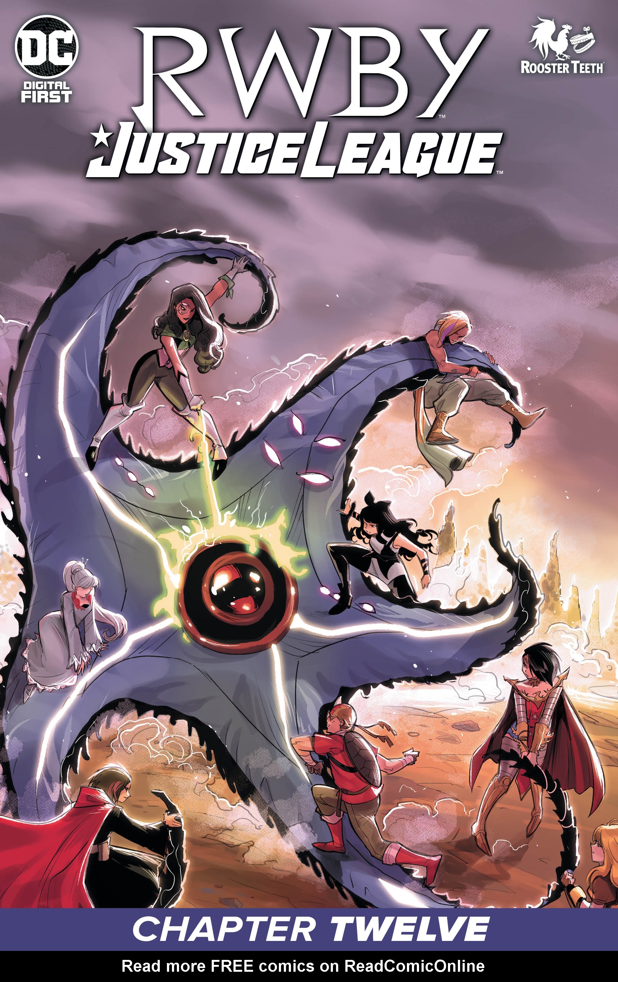 Read online RWBY/Justice League comic -  Issue #12 - 2