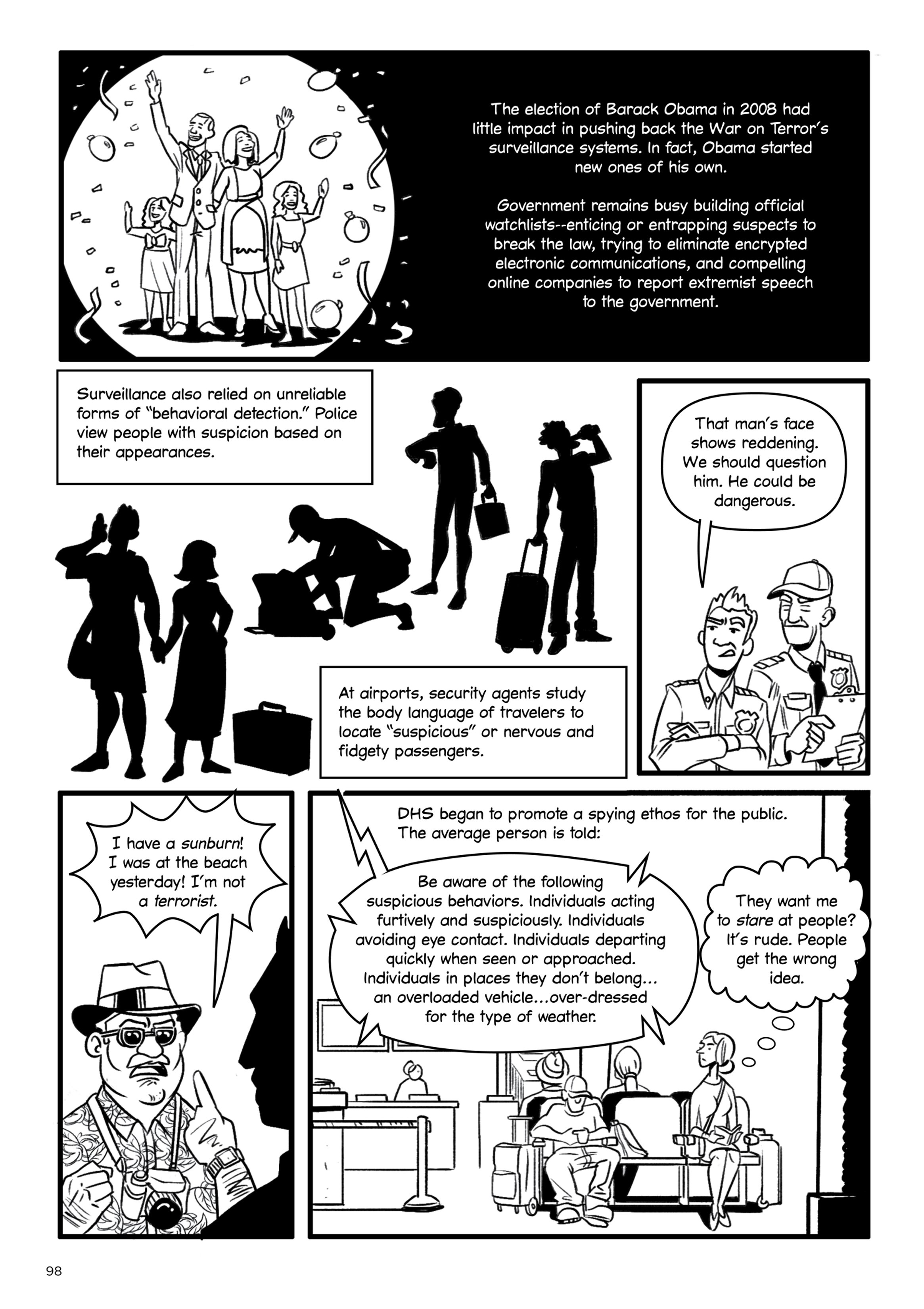 Read online The Machine Never Blinks: A Graphic History of Spying and Surveillance comic -  Issue # TPB - 108