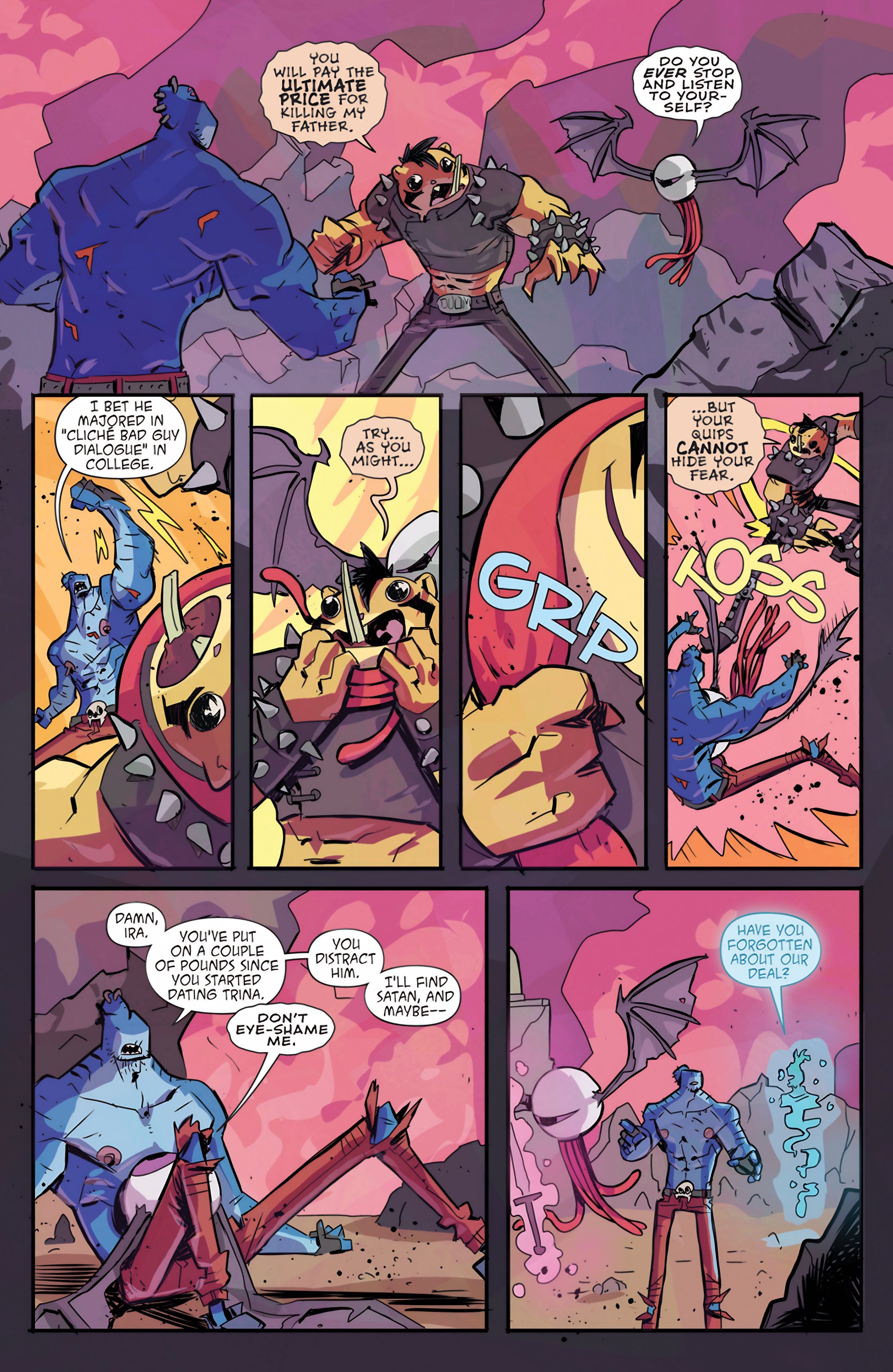 Read online Metalshark Bro: Assault On Hamzig Island comic -  Issue # TPB - 100