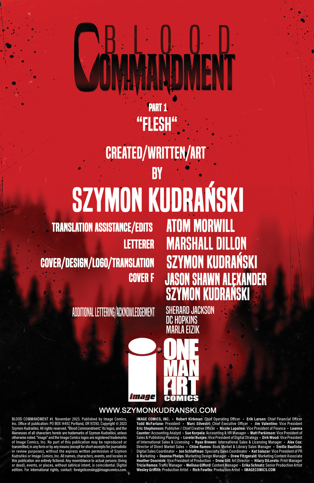 Read online Blood Commandment comic -  Issue #1 - 2
