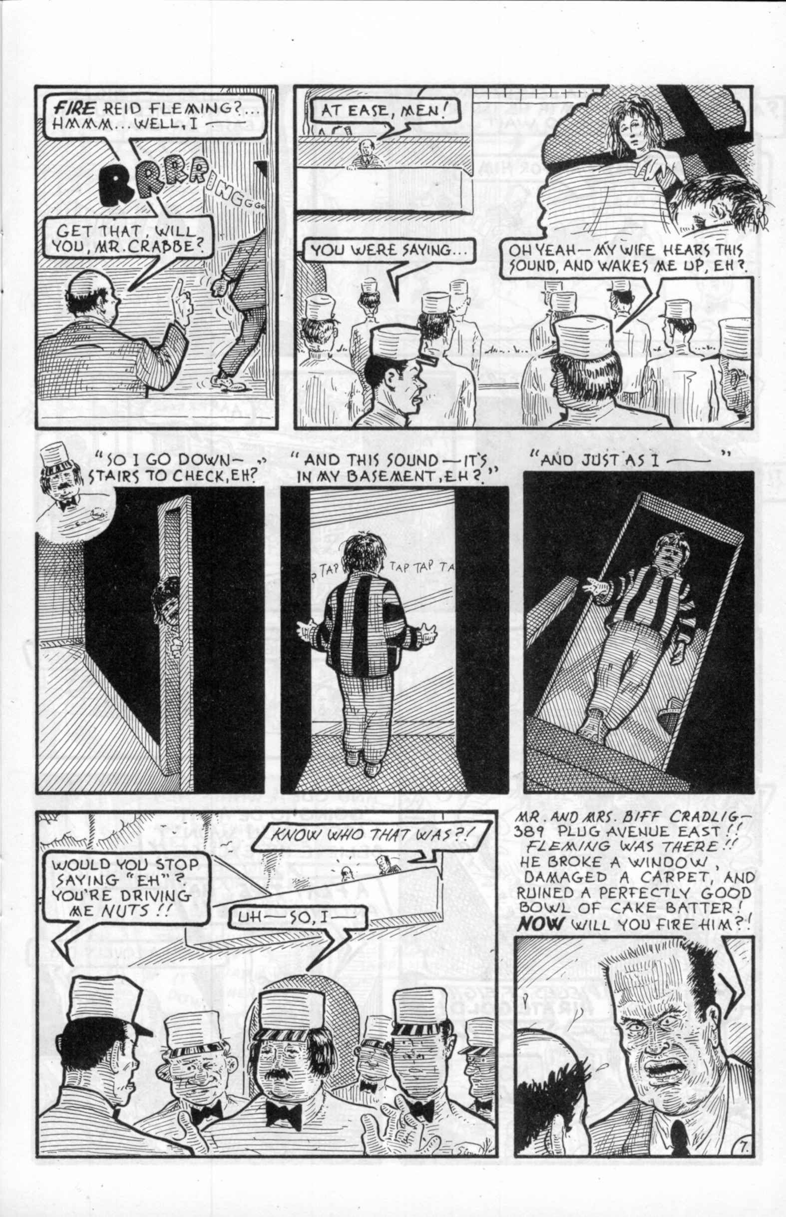 Read online Reid Fleming, World's Toughest Milkman (1980) comic -  Issue #8 - 9