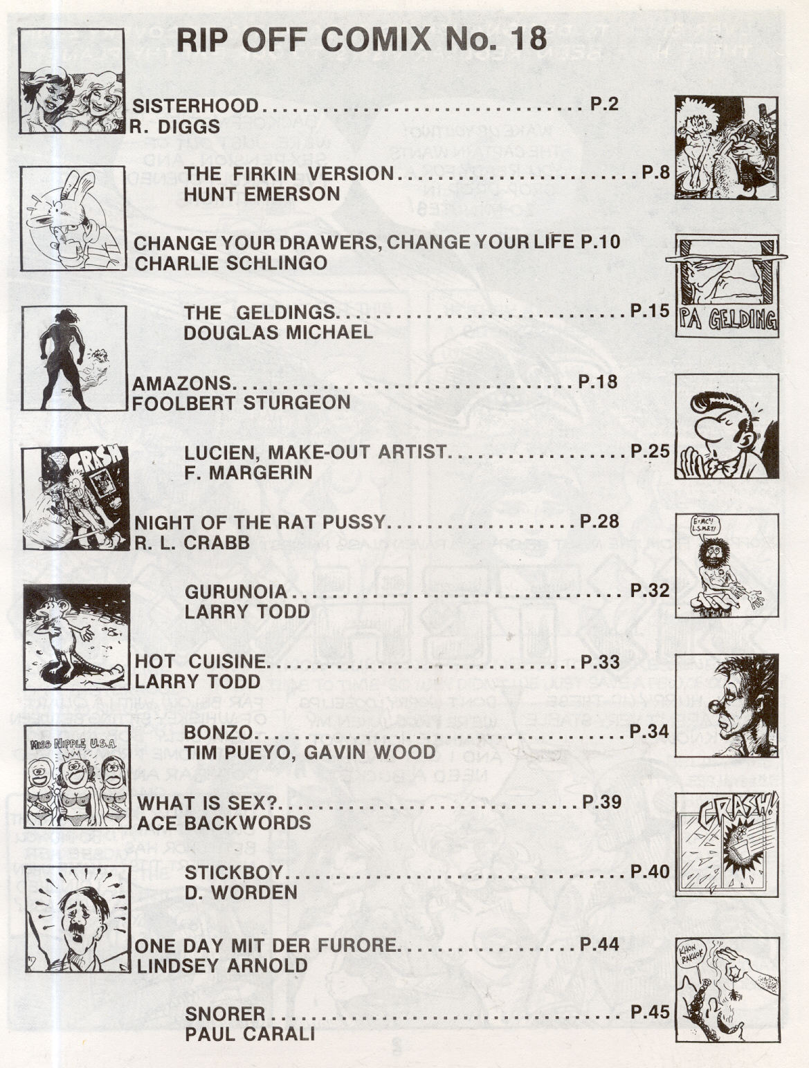 Read online Rip Off Comix comic -  Issue #18 - 3