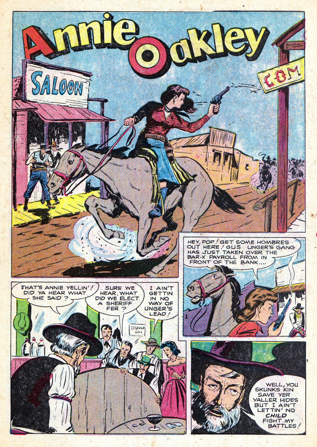 Read online Cowboy Western Comics (1948) comic -  Issue #17 - 7