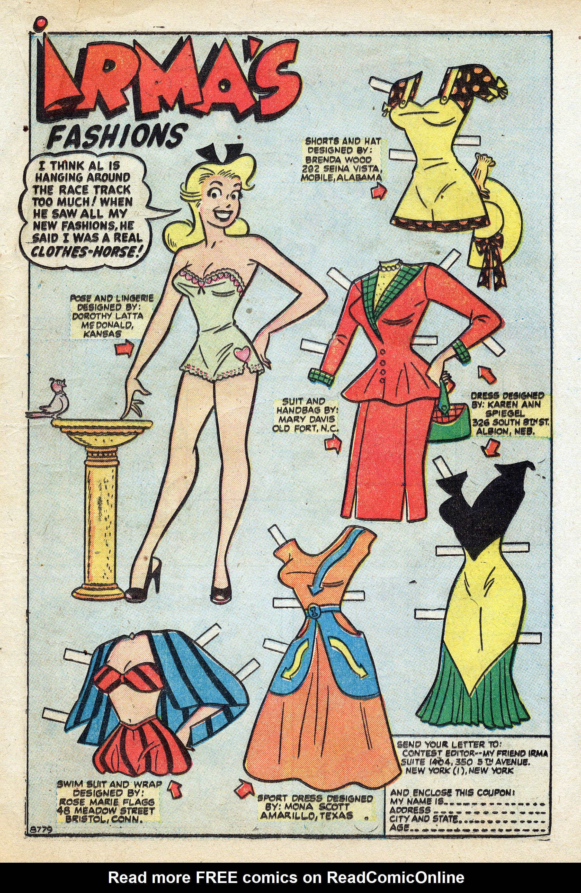 Read online My Friend Irma comic -  Issue #11 - 17
