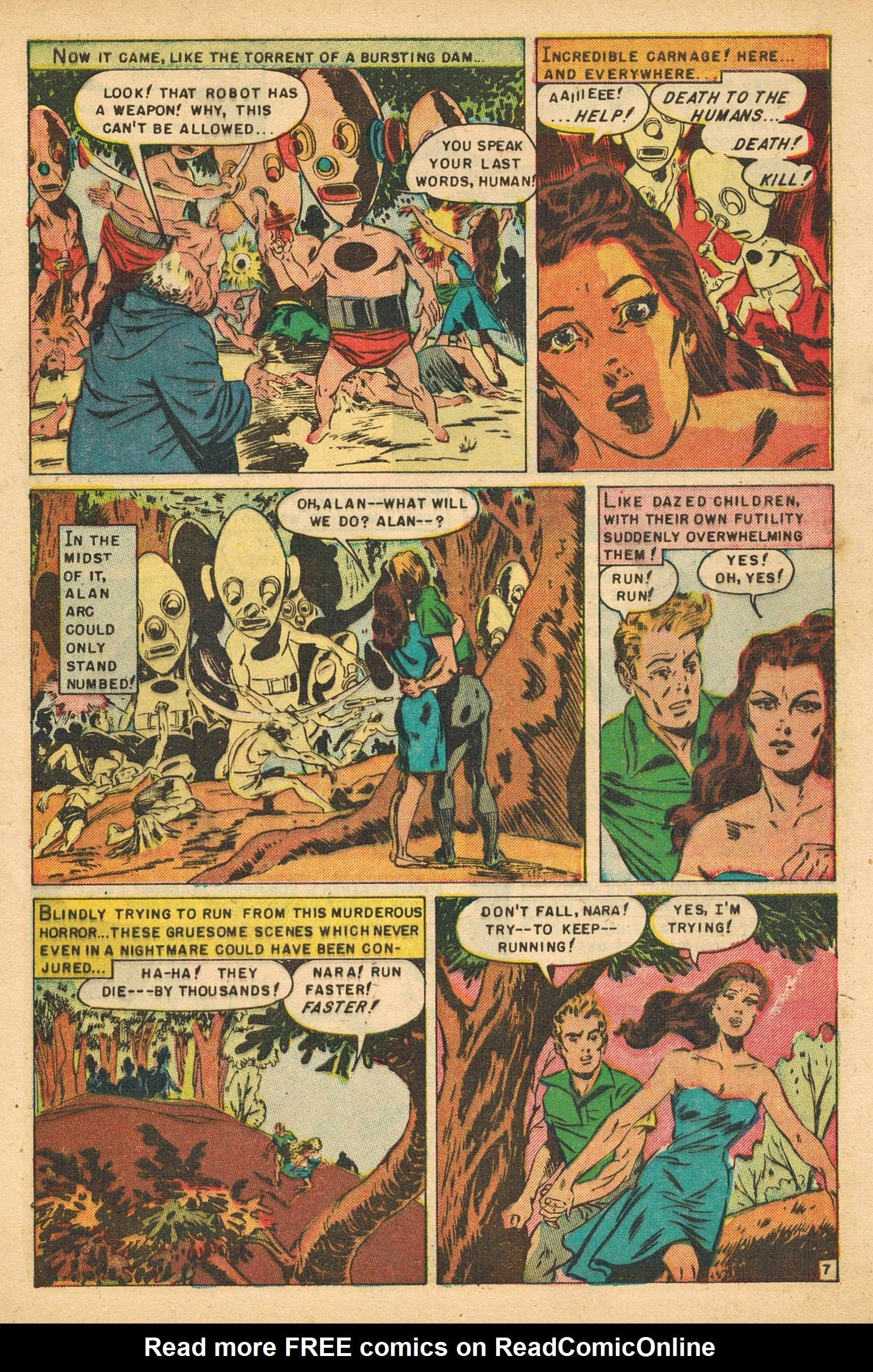 Read online Robotmen of the Lost Planet comic -  Issue # Full - 9
